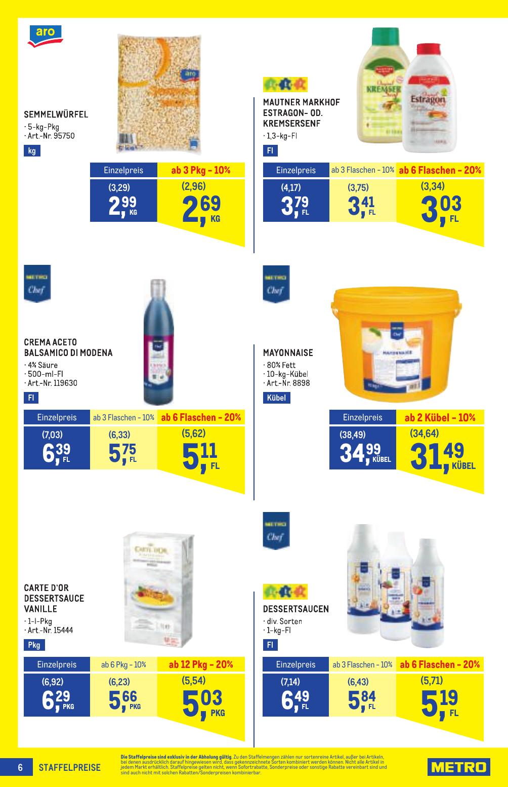 Metro Profi flyer page