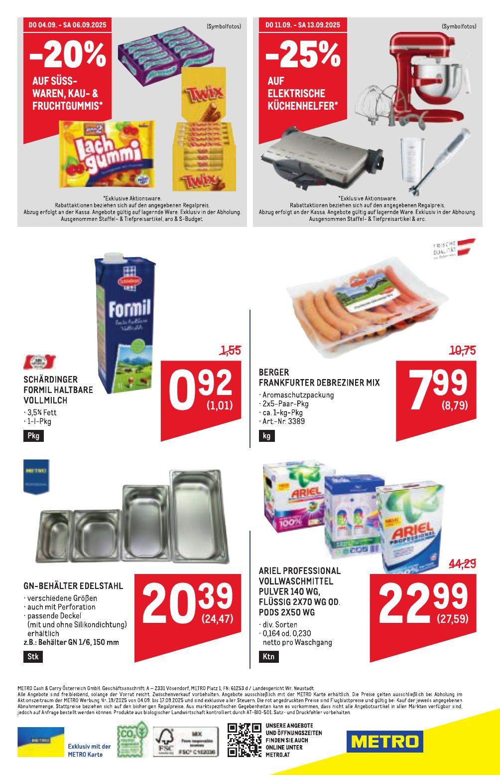 Metro Profi flyer page