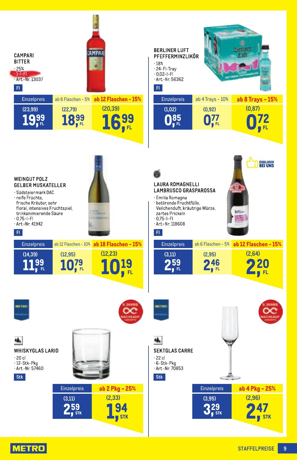 Metro Profi flyer page