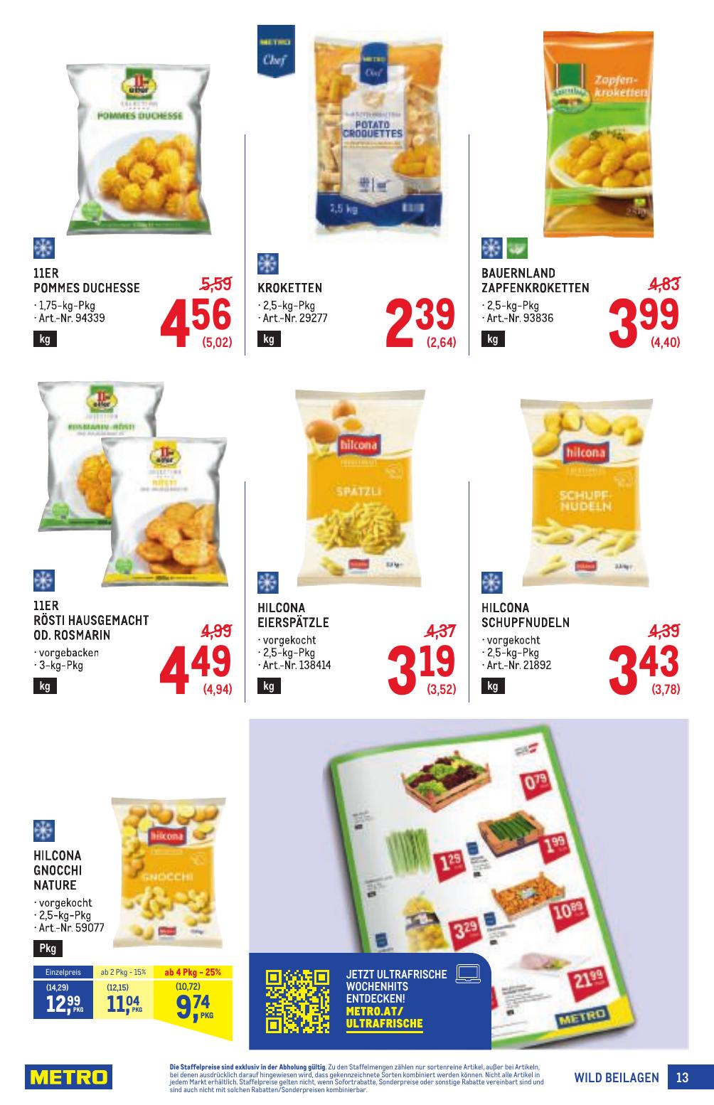 Metro Spezial flyer page