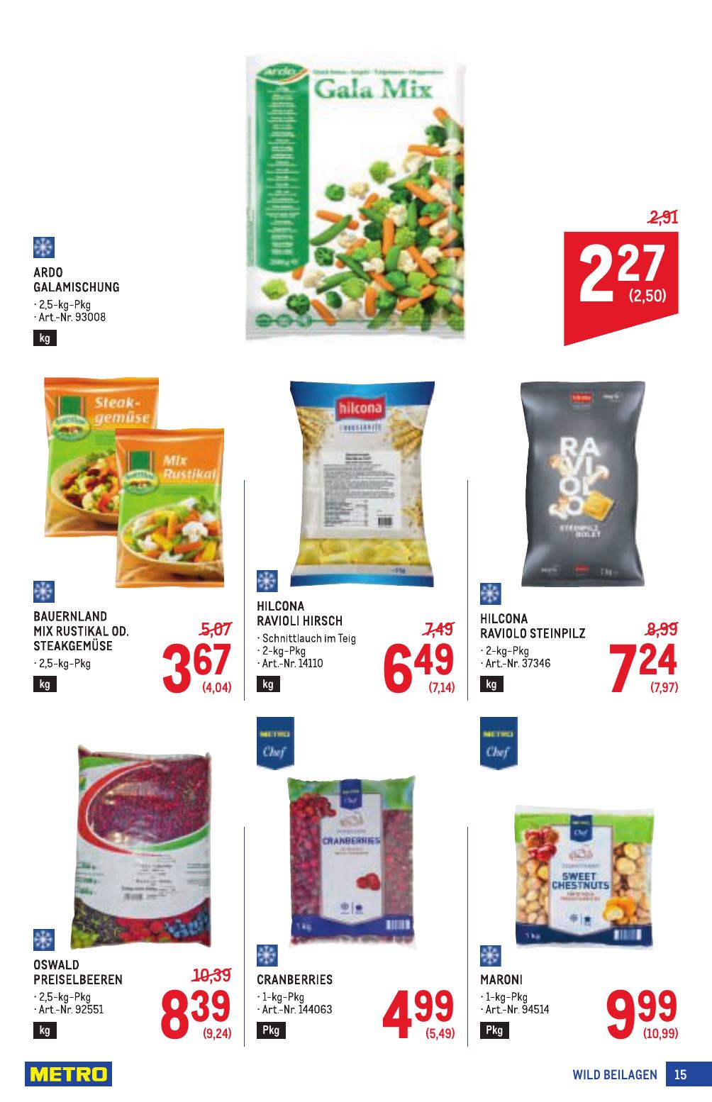 Metro Spezial flyer page