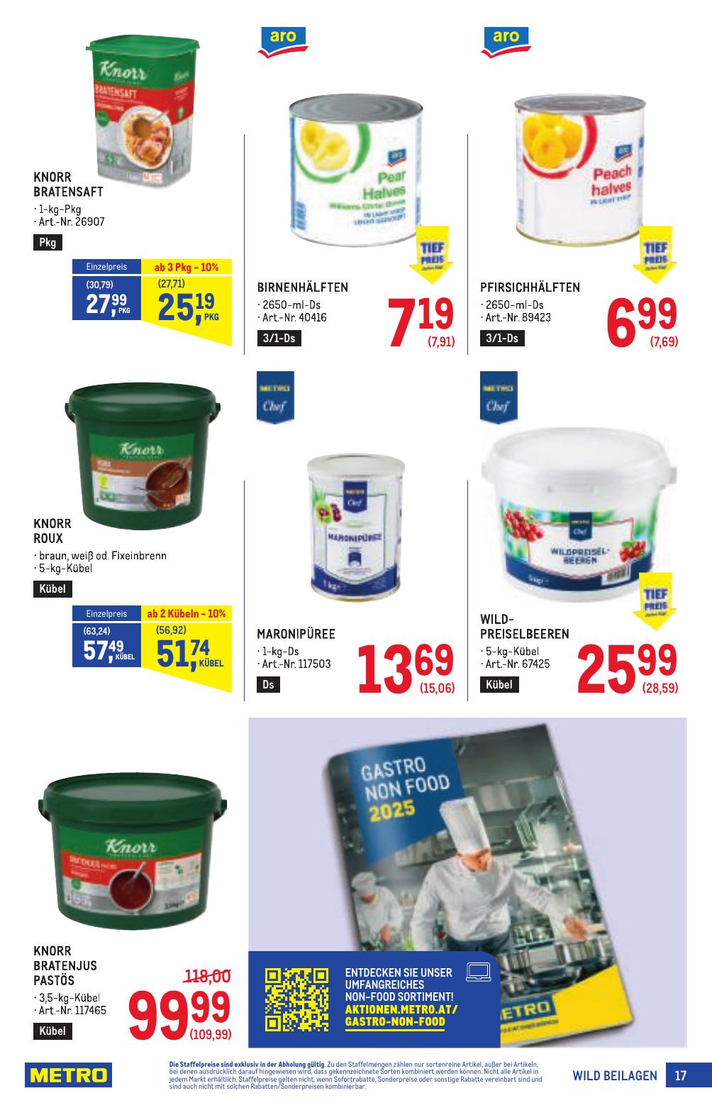 Metro Spezial flyer page