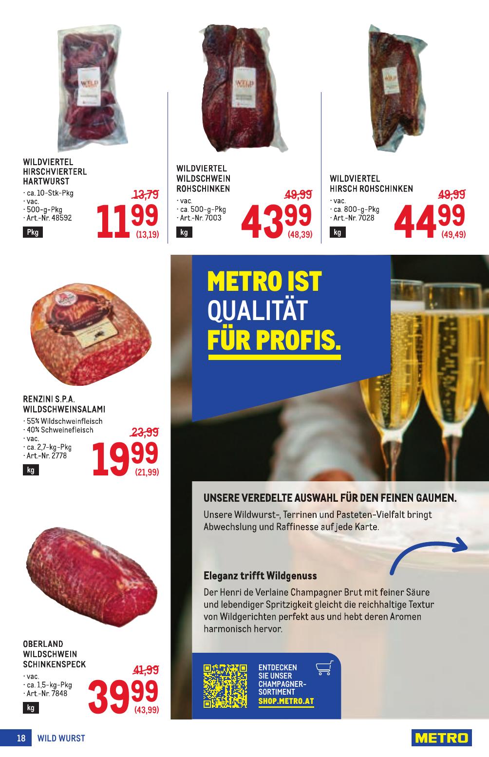 Metro Spezial flyer page