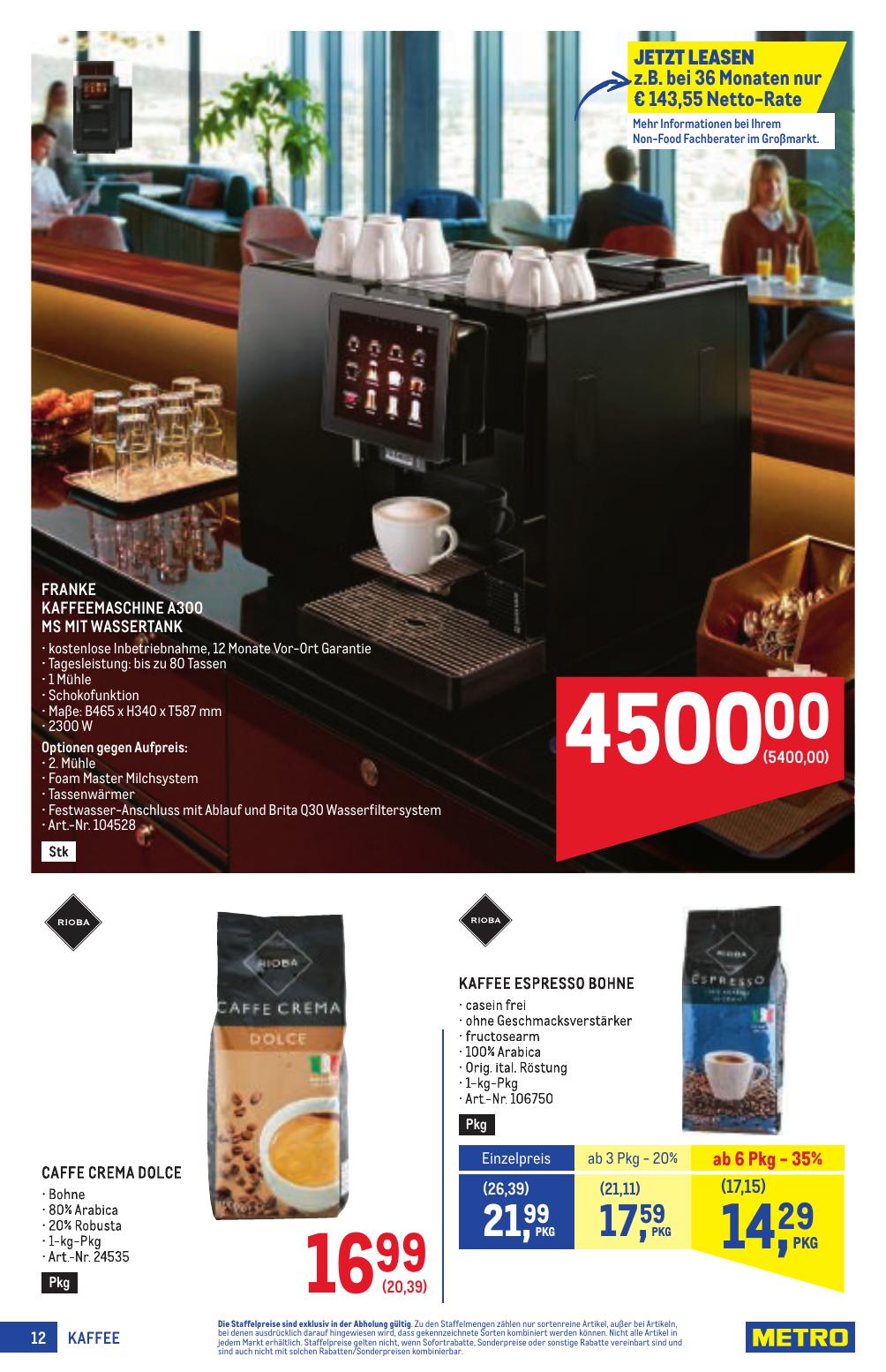 Metro Spezial flyer page