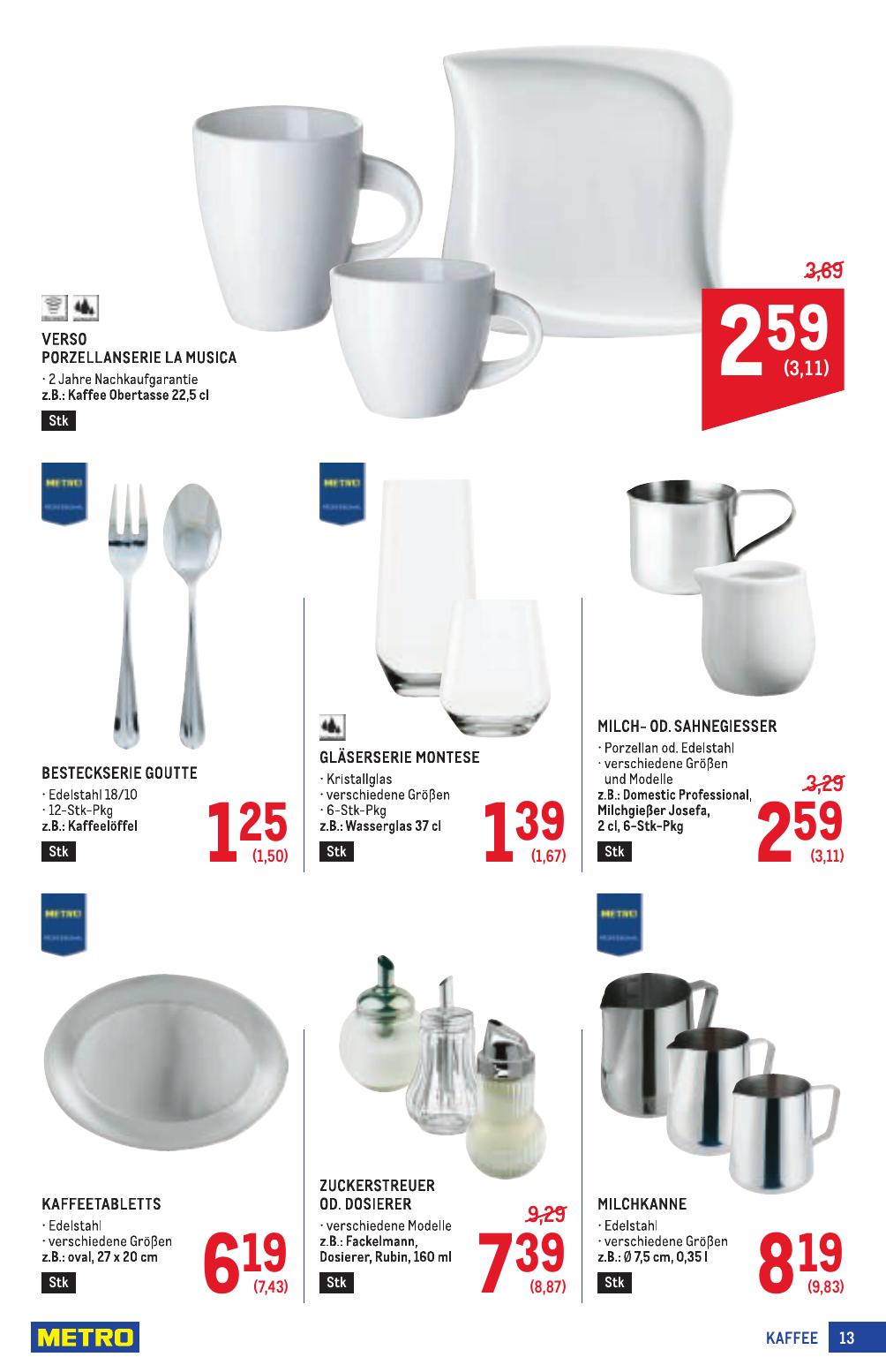 Metro Spezial flyer page