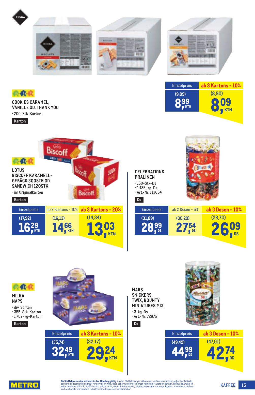 Metro Spezial flyer page