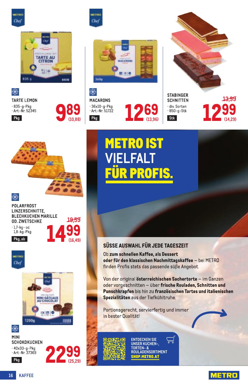 Metro Spezial flyer page