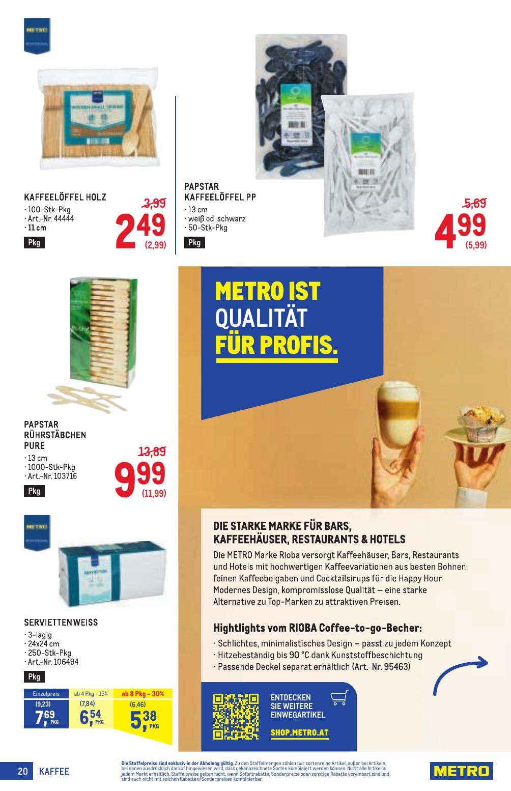 Metro Spezial flyer page