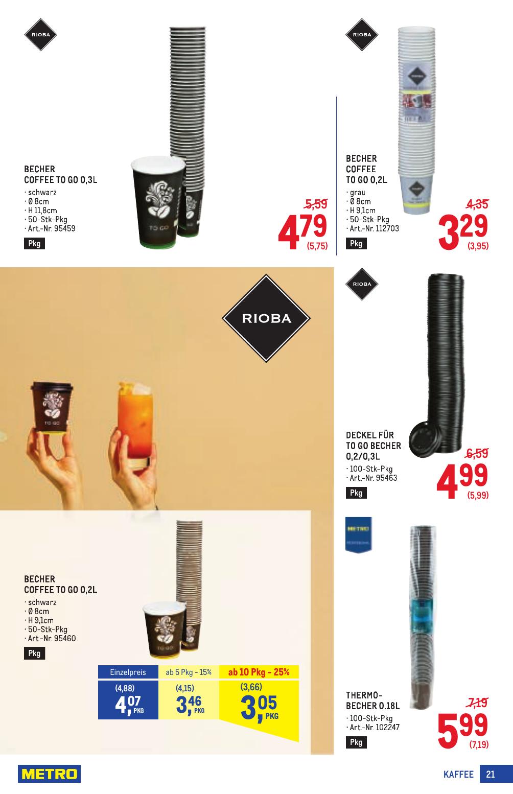 Metro Spezial flyer page