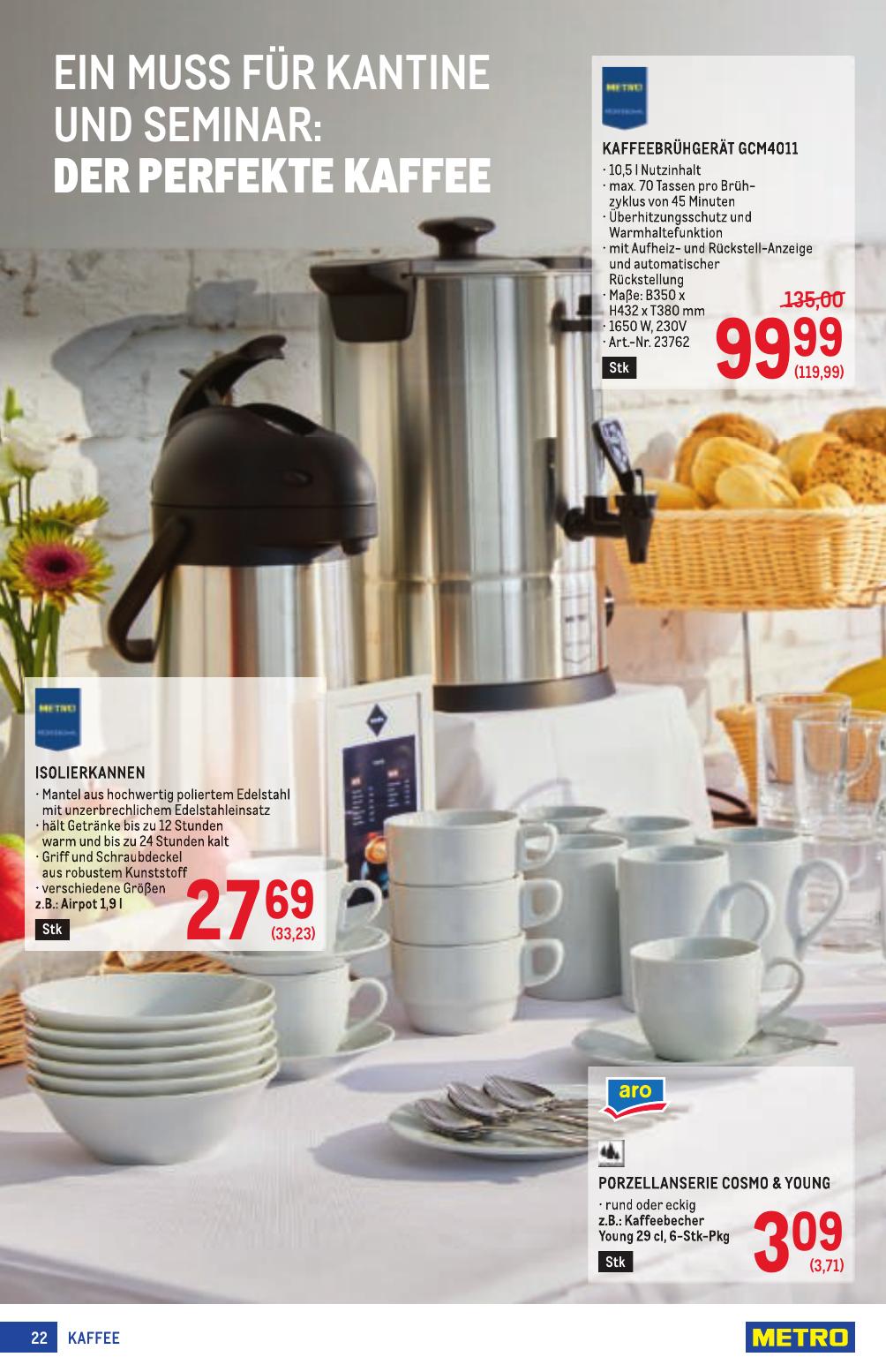 Metro Spezial flyer page