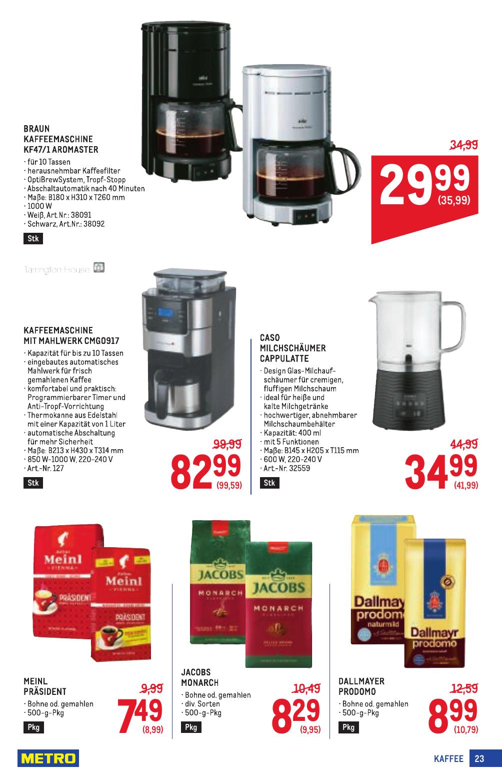 Metro Spezial flyer page