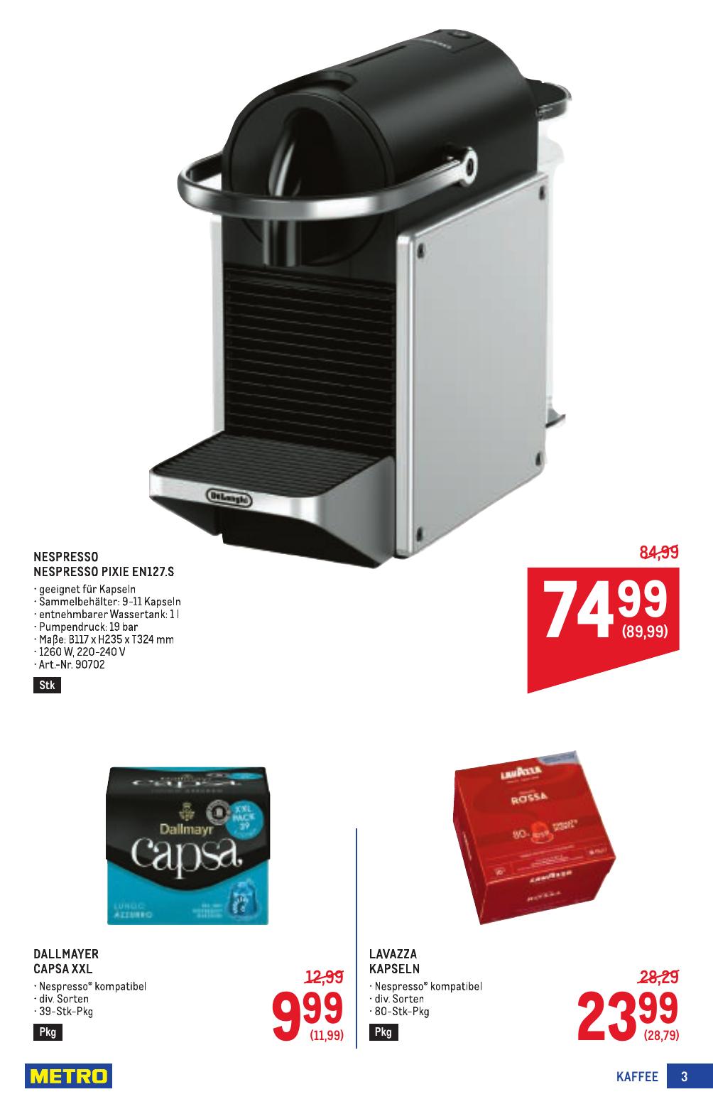 Metro Spezial flyer page