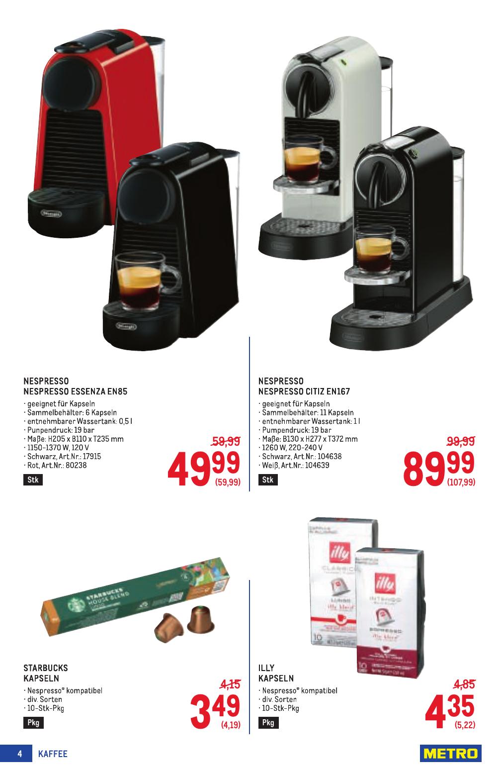 Metro Spezial flyer page