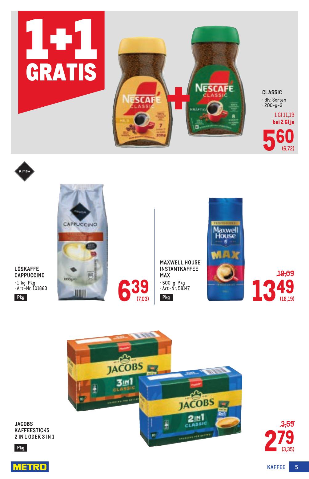 Metro Spezial flyer page