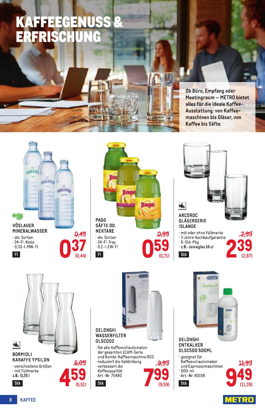 Metro Spezial flyer page