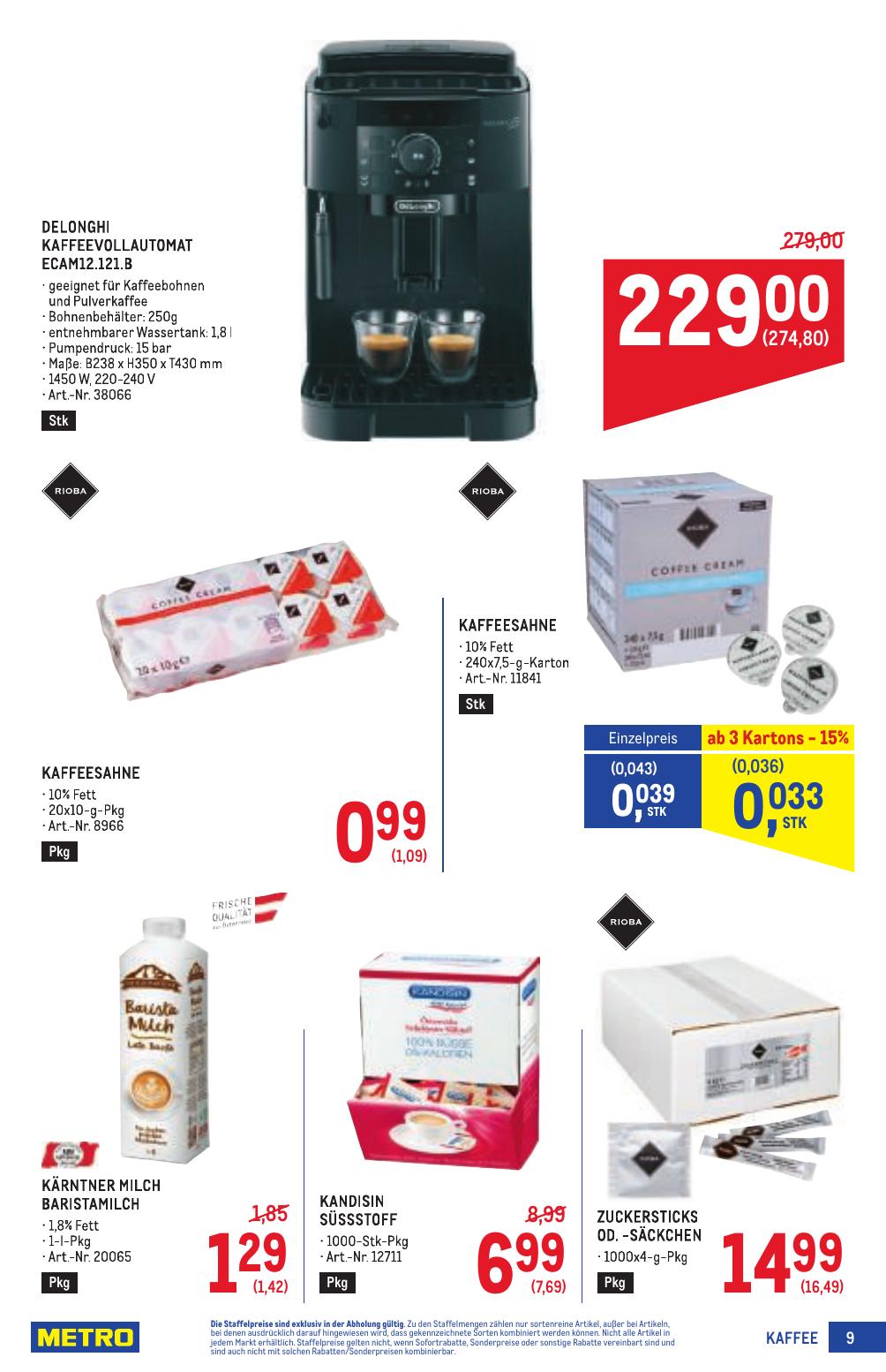 Metro Spezial flyer page