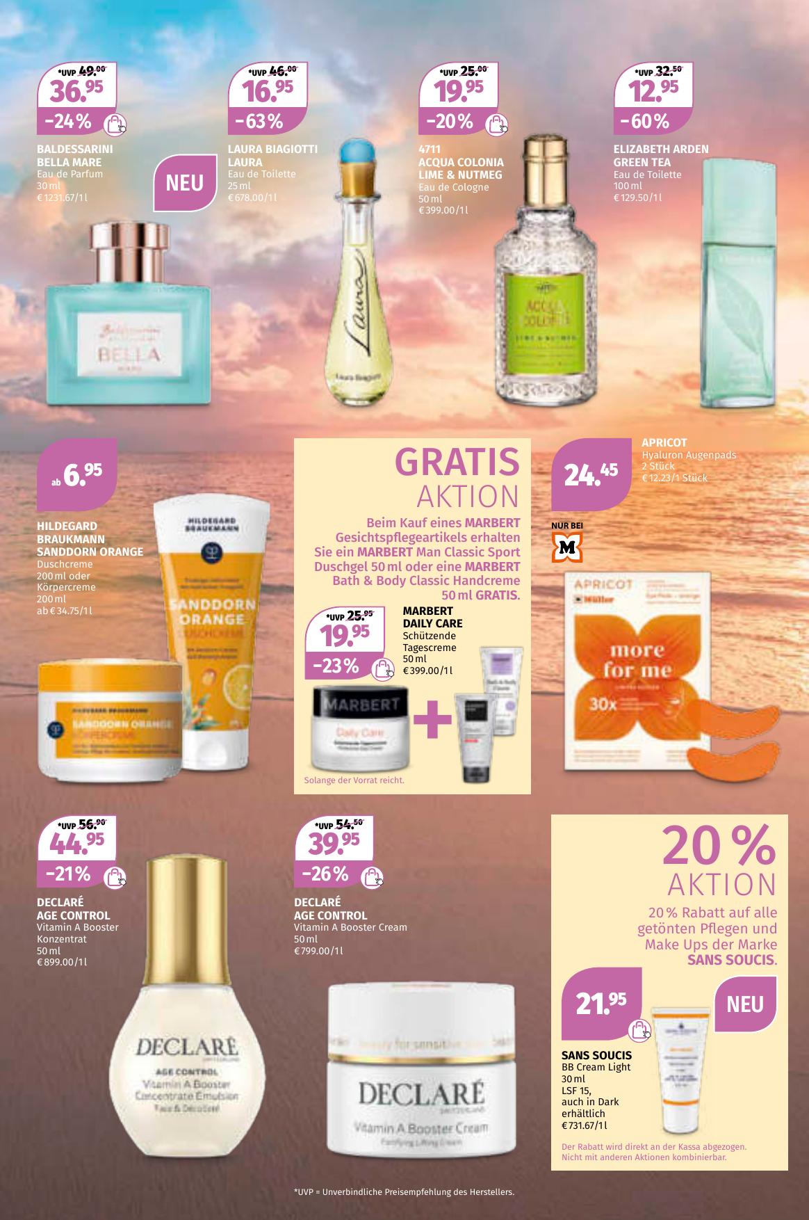 MÃ¼ller Parfumerie flyer page