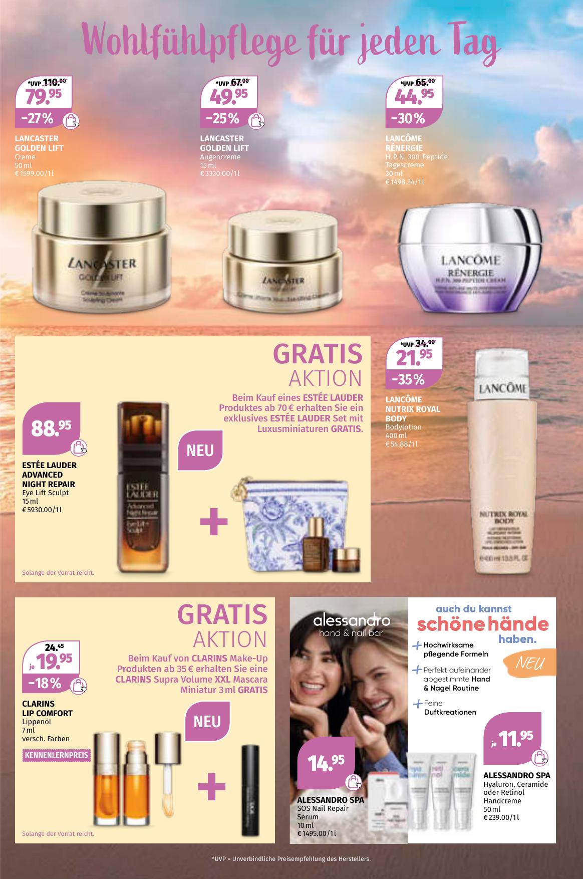 MÃ¼ller Parfumerie flyer page