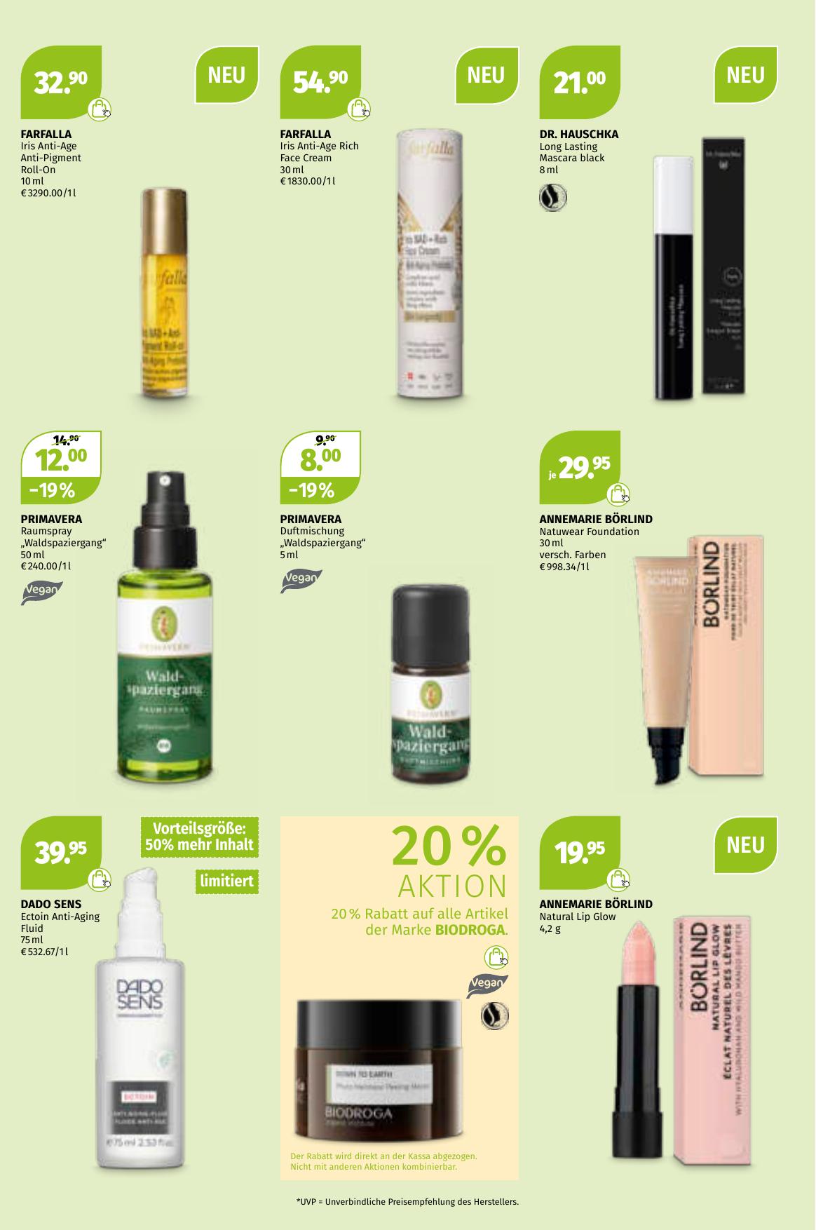 MÃ¼ller Parfumerie flyer page