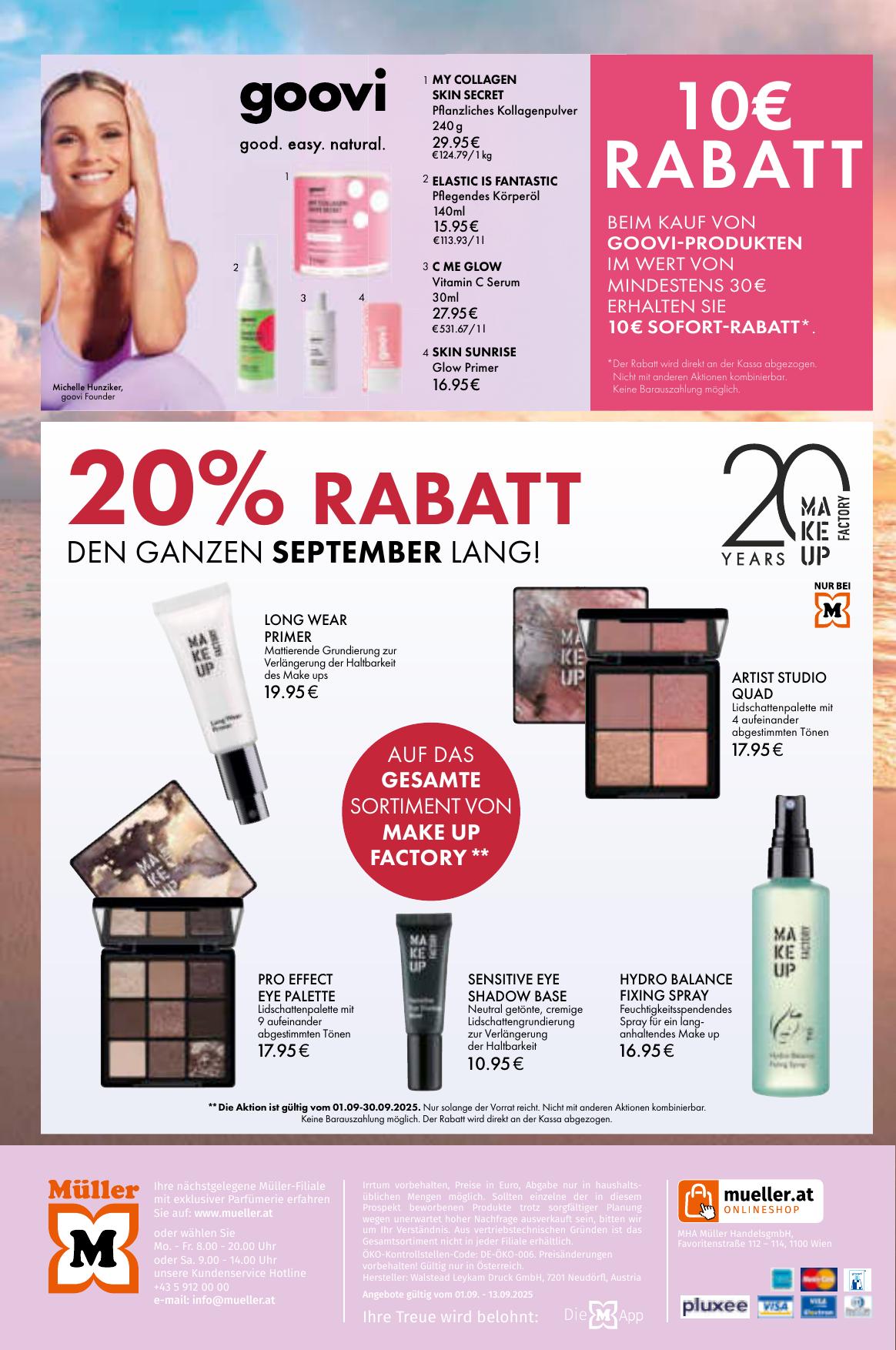 MÃ¼ller Parfumerie flyer page