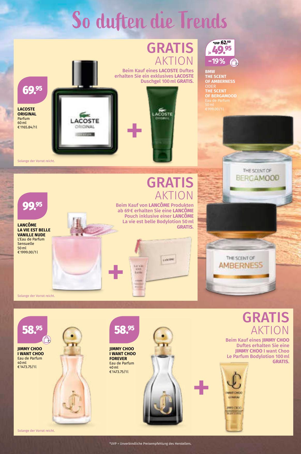 MÃ¼ller Parfumerie flyer page
