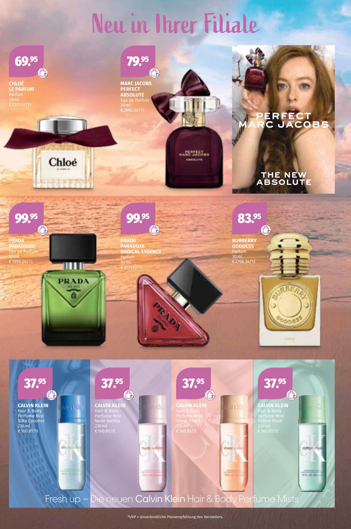 MÃ¼ller Parfumerie flyer page