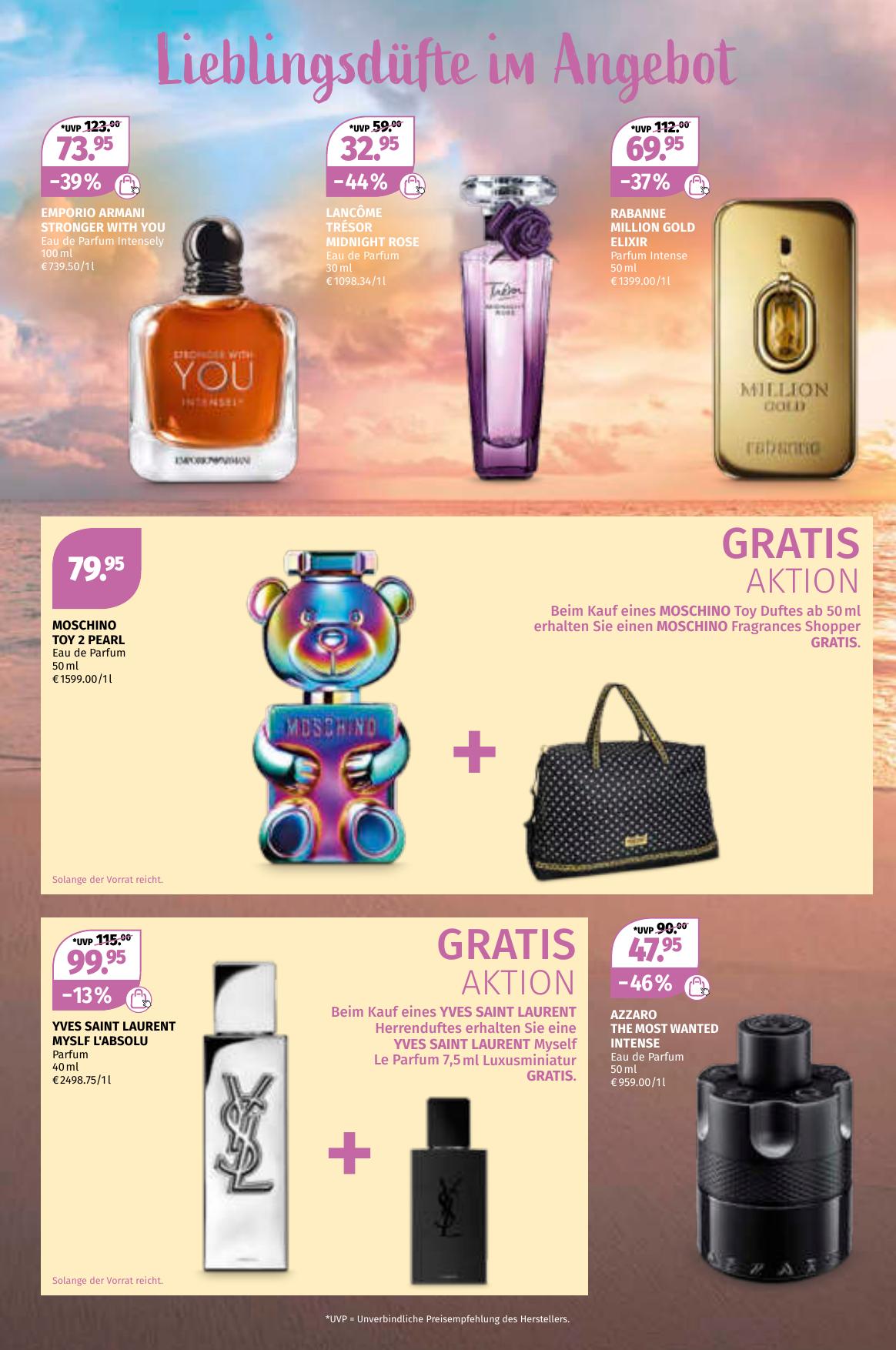 MÃ¼ller Parfumerie flyer page