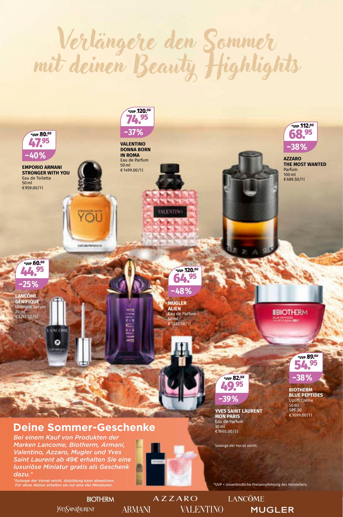 MÃ¼ller Parfumerie flyer page