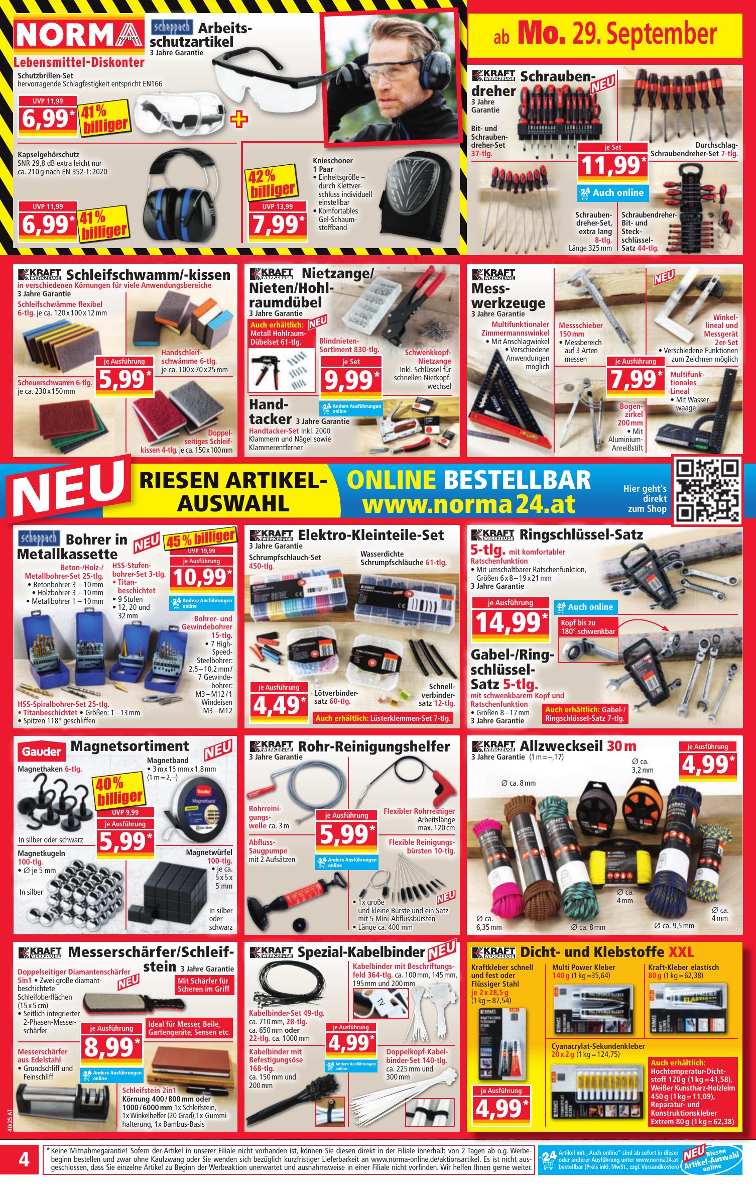 Norma flyer page