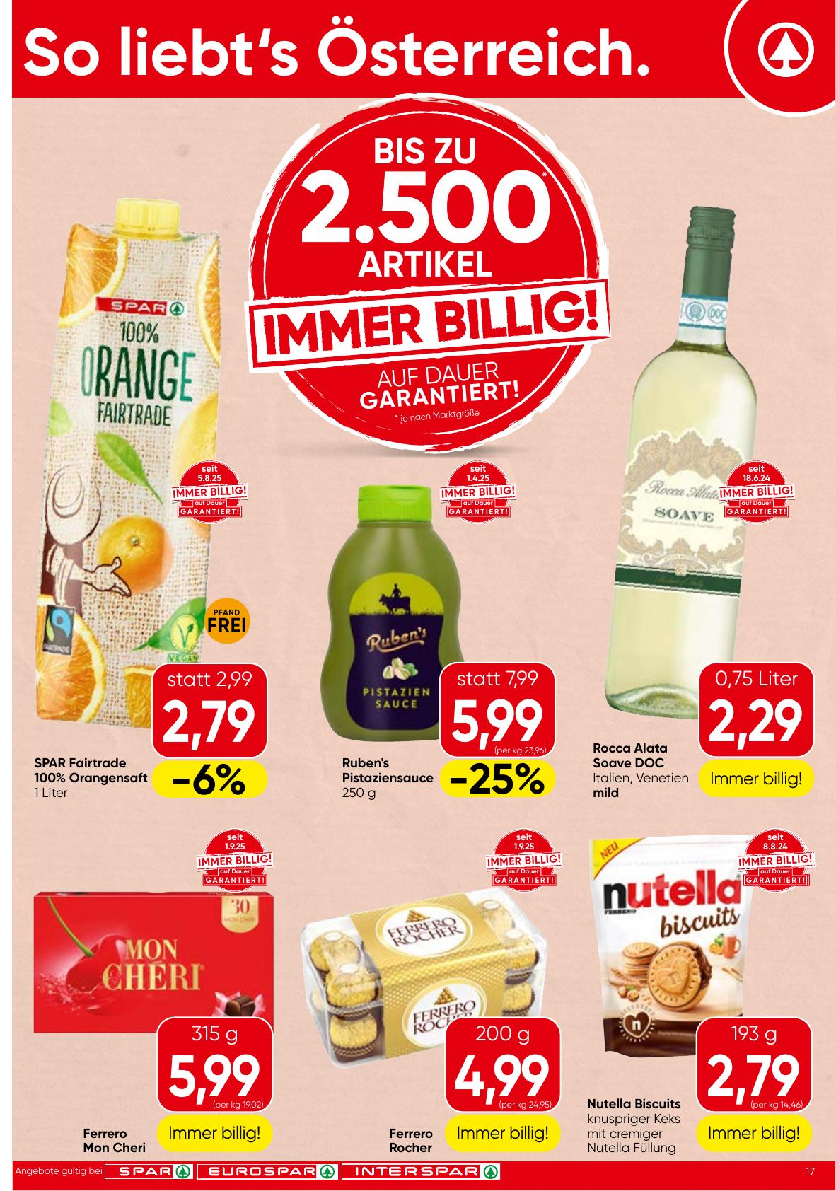 Spar flyer page
