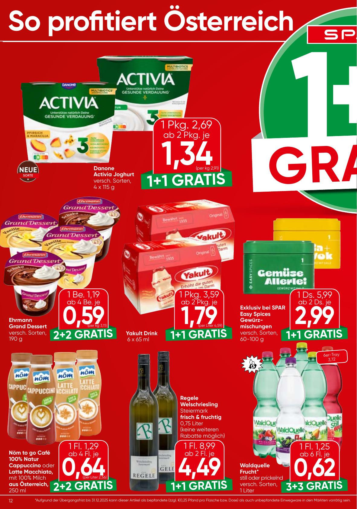 Spar flyer page
