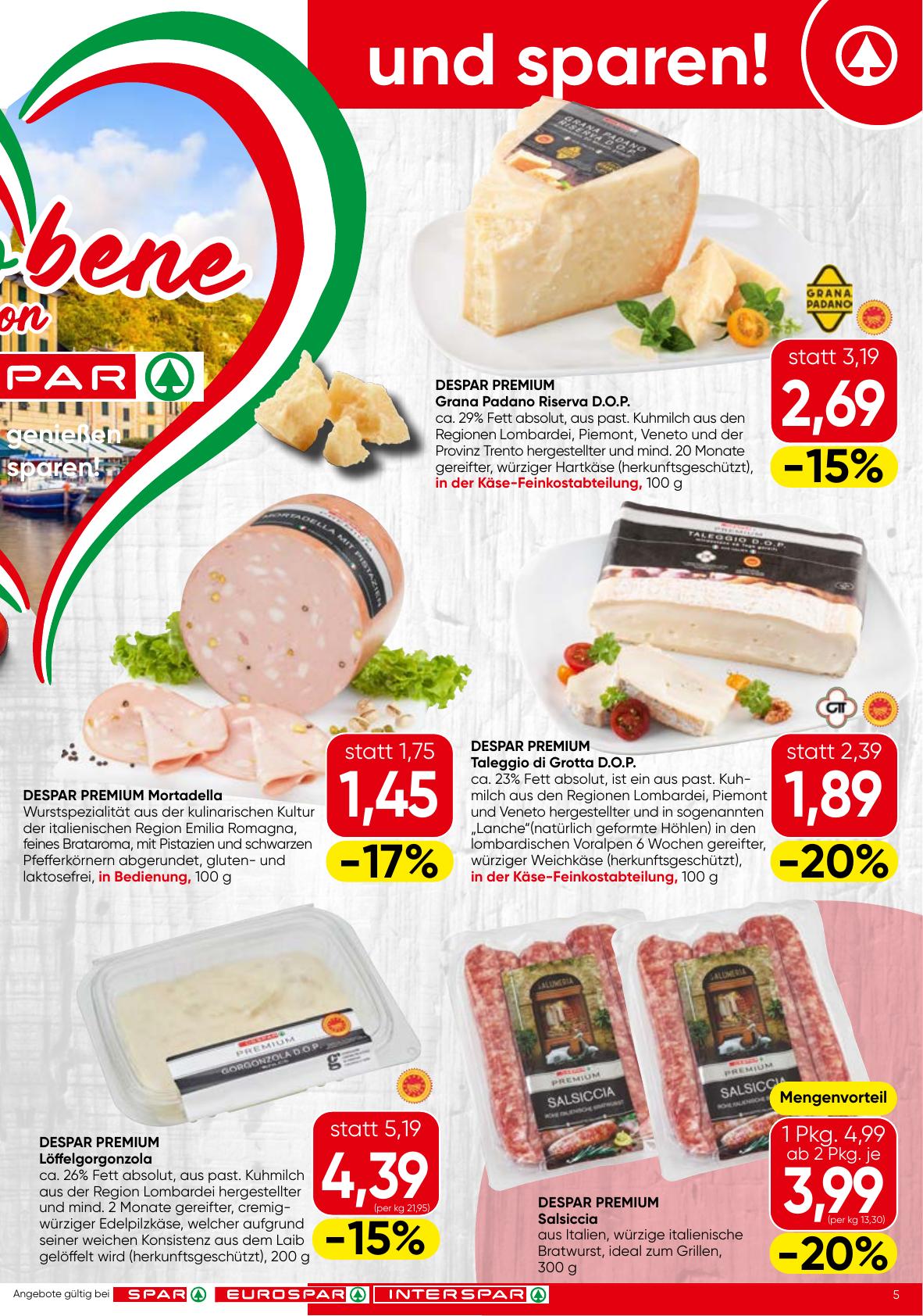 Spar flyer page