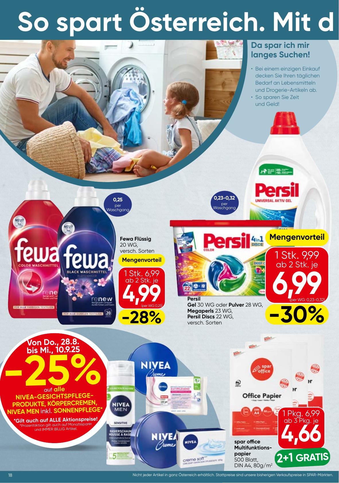 Spar flyer page