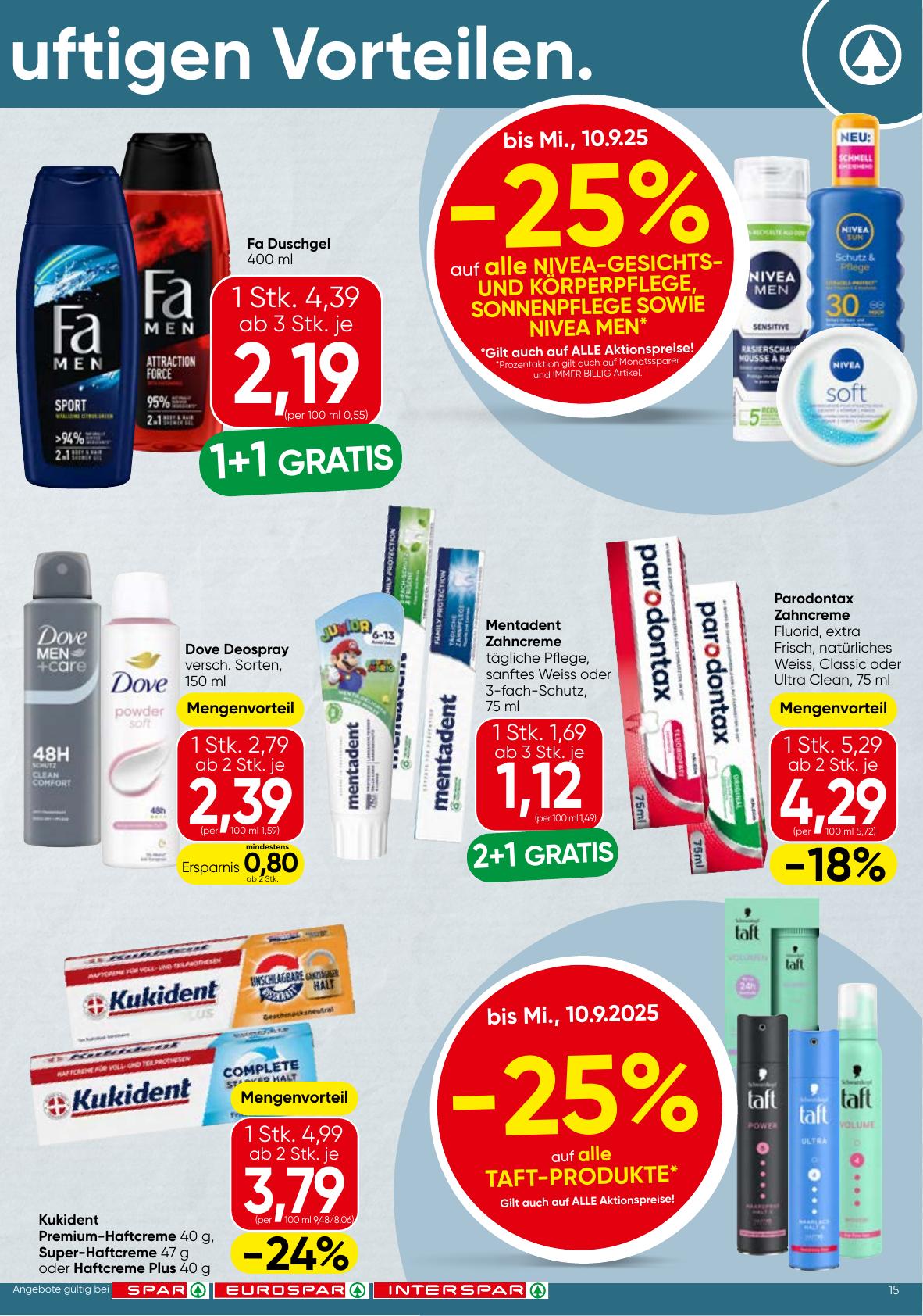 Spar flyer page