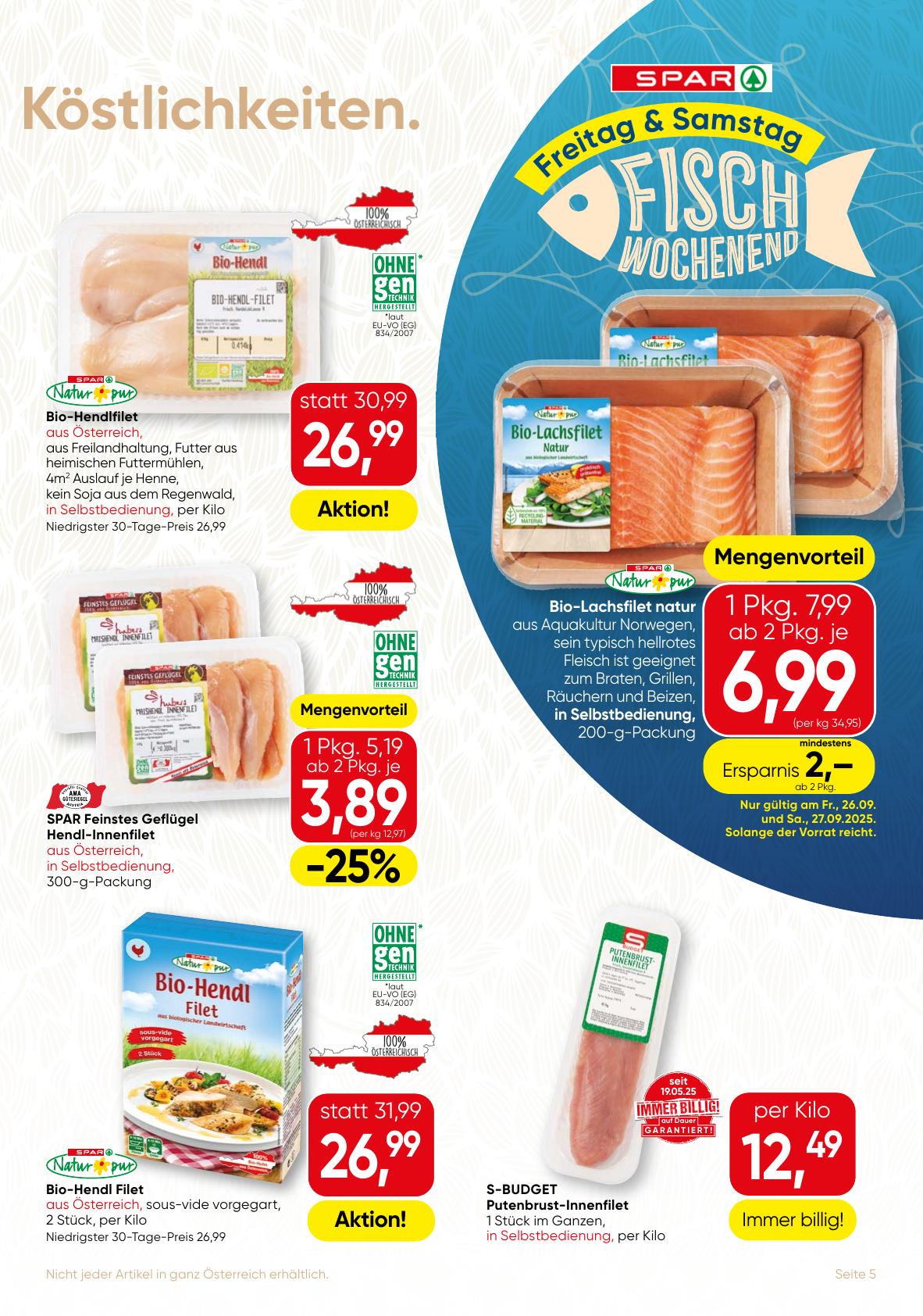 Spar Gourmet flyer page
