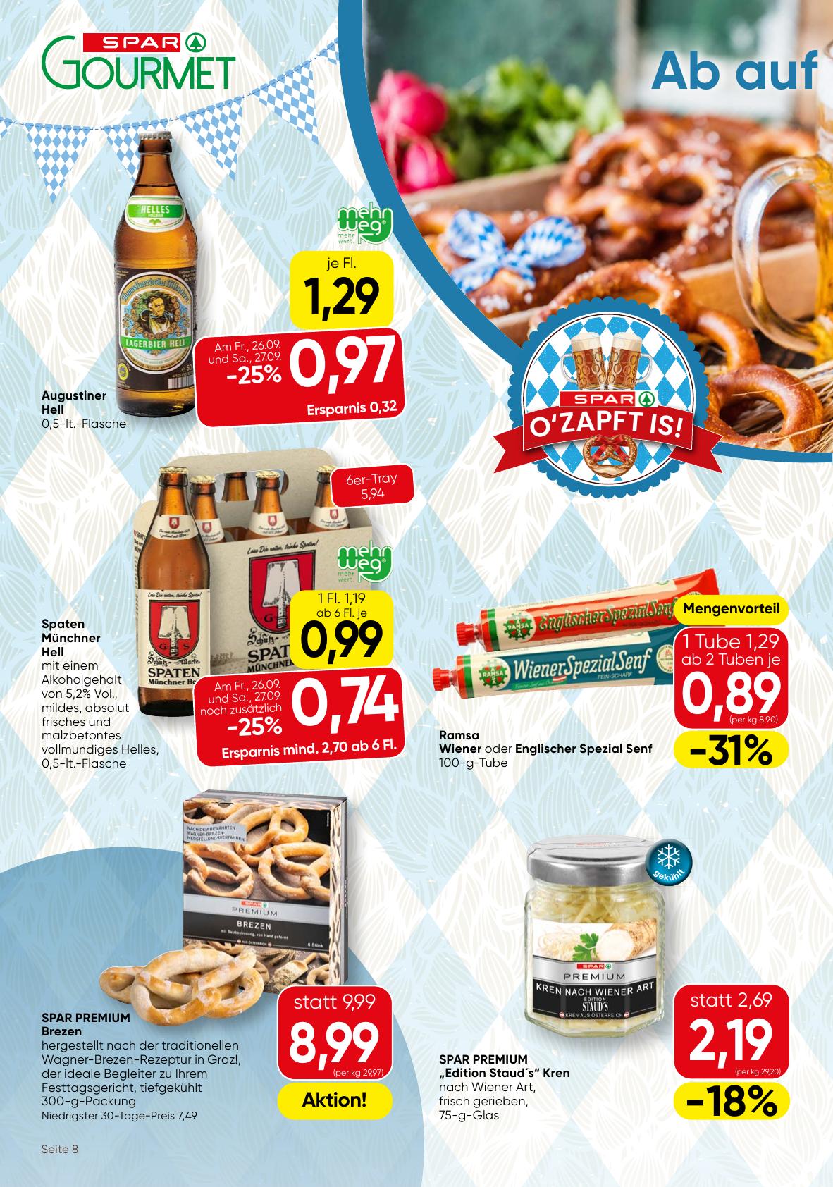 Spar Gourmet flyer page