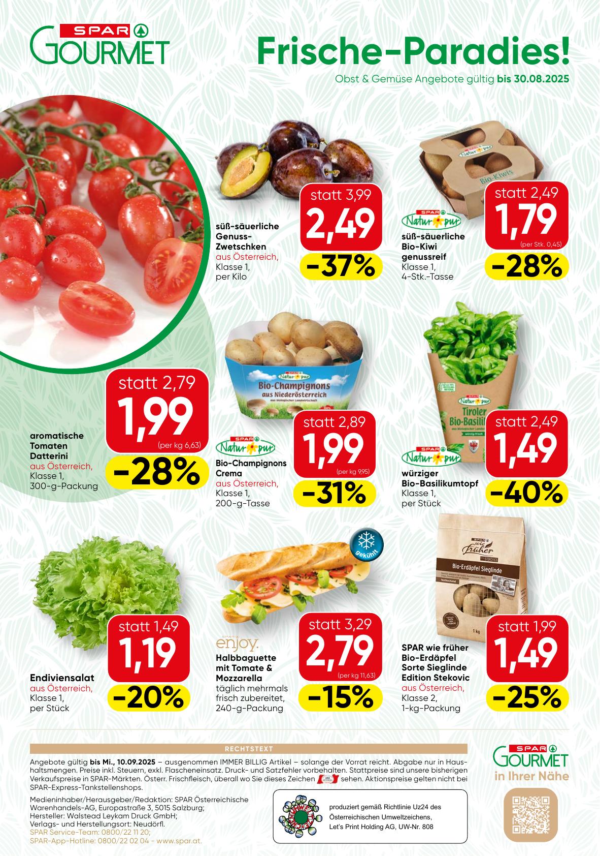 Spar Gourmet flyer page
