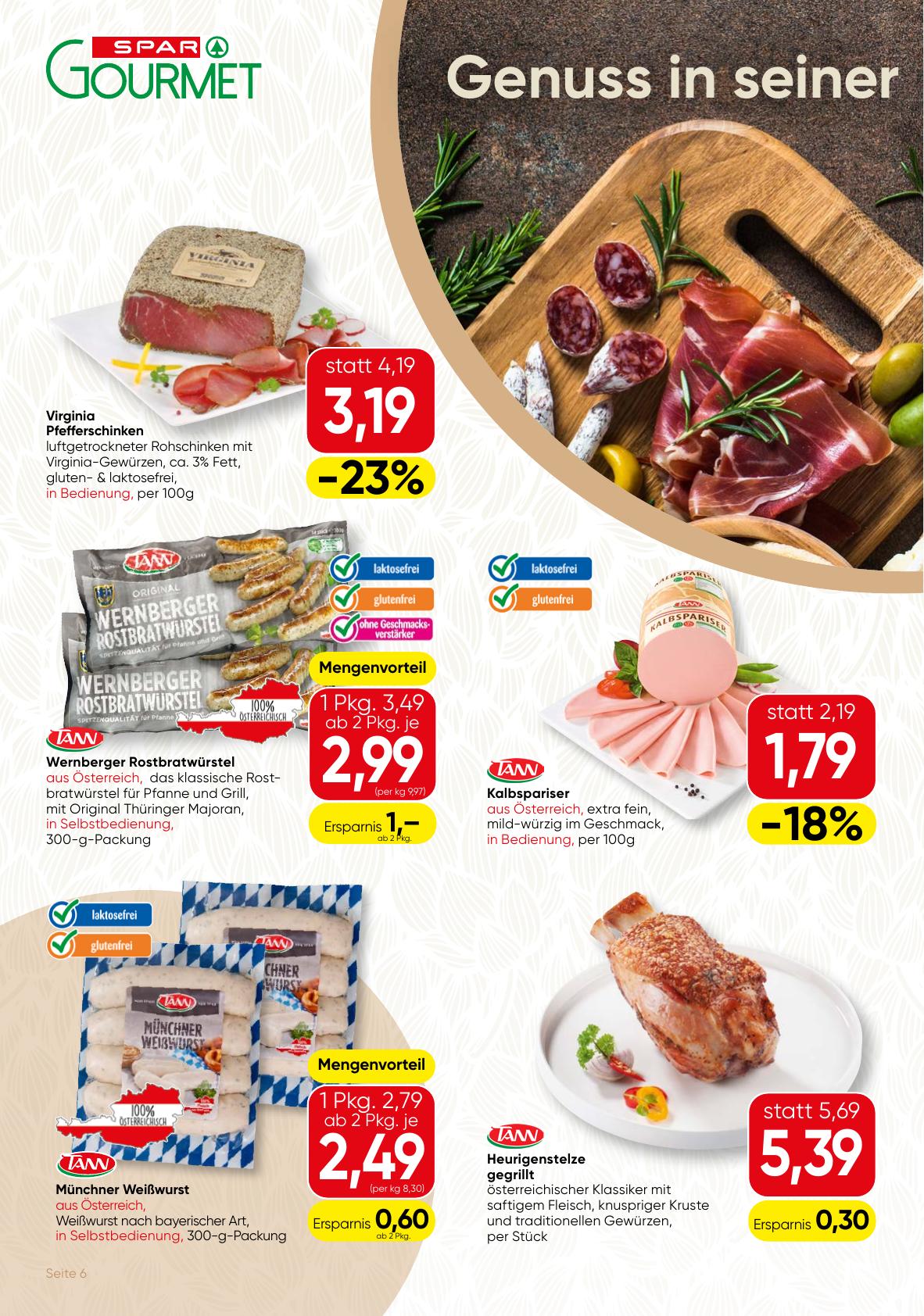 Spar Gourmet flyer page