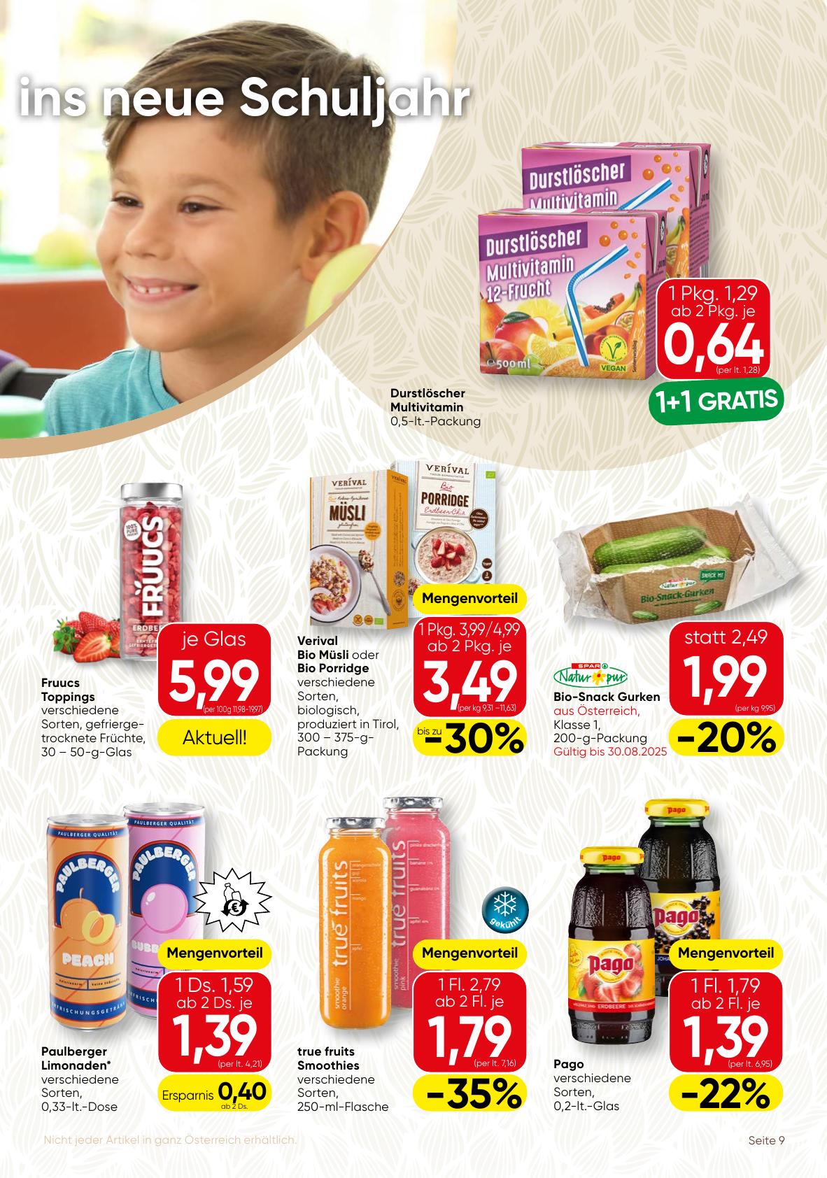 Spar Gourmet flyer page