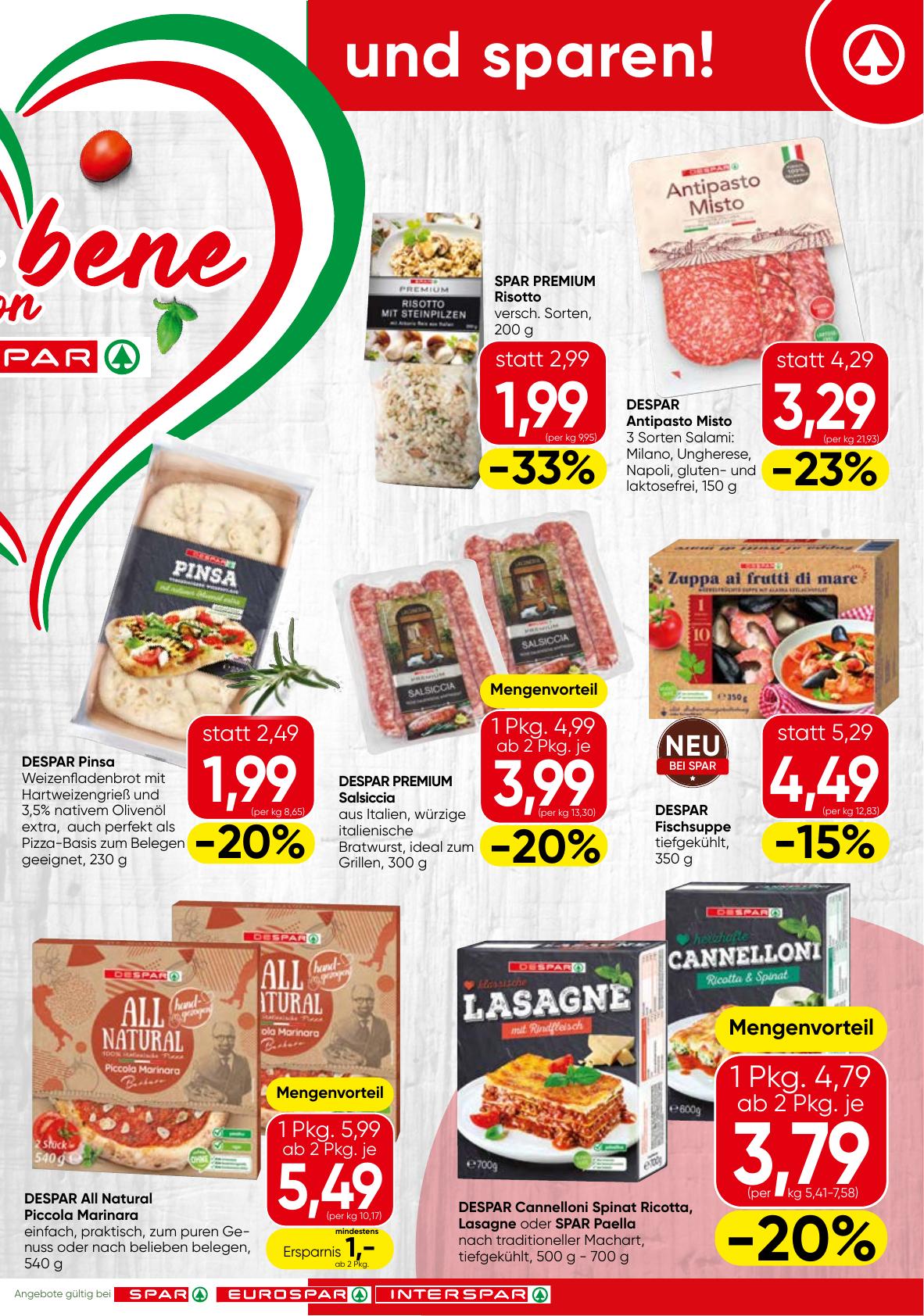 Spar Katalog flyer page