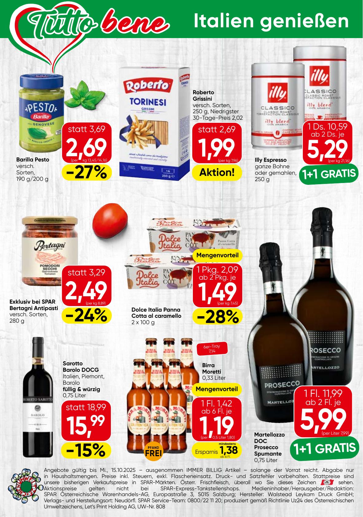 Spar Katalog flyer page