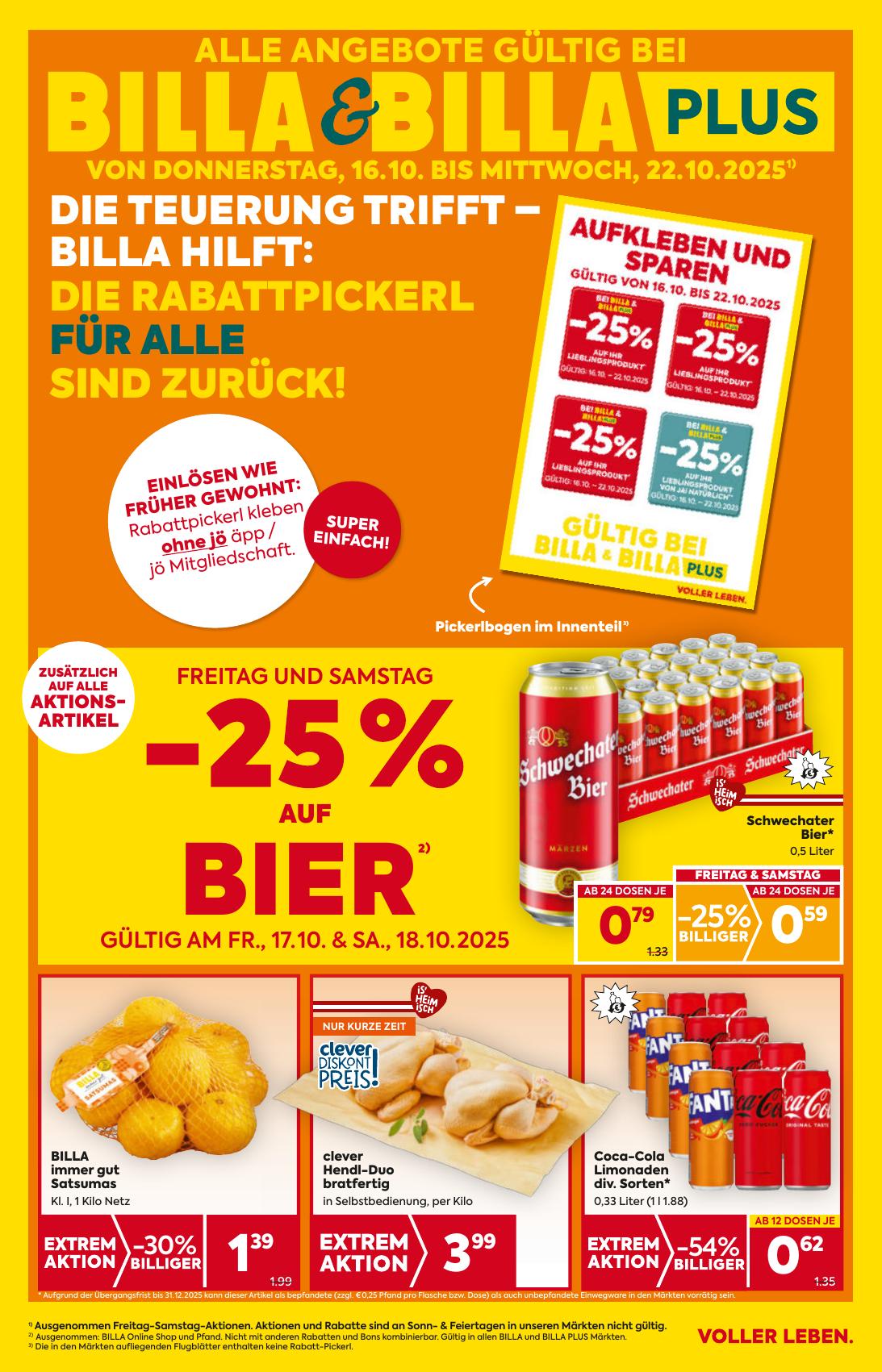 Billa flyer page