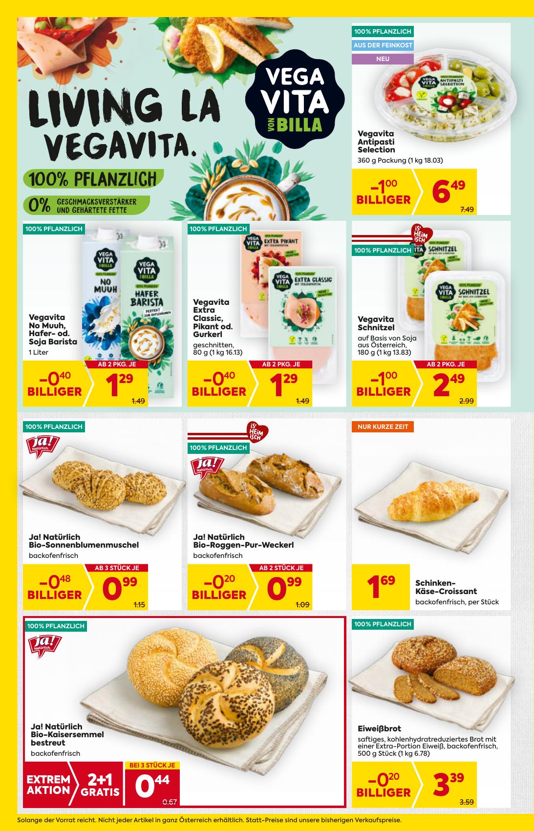 Billa flyer page