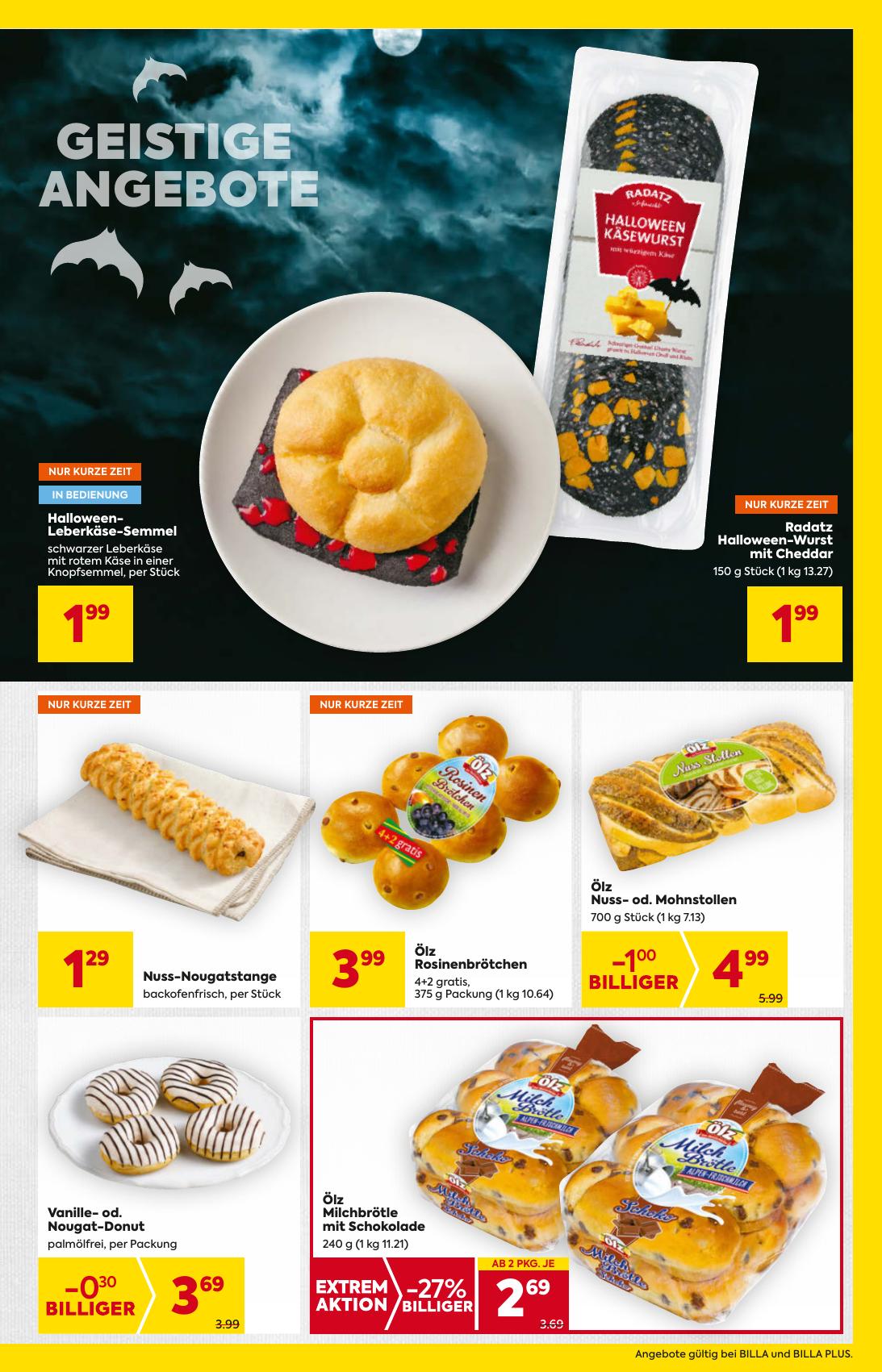 Billa flyer page