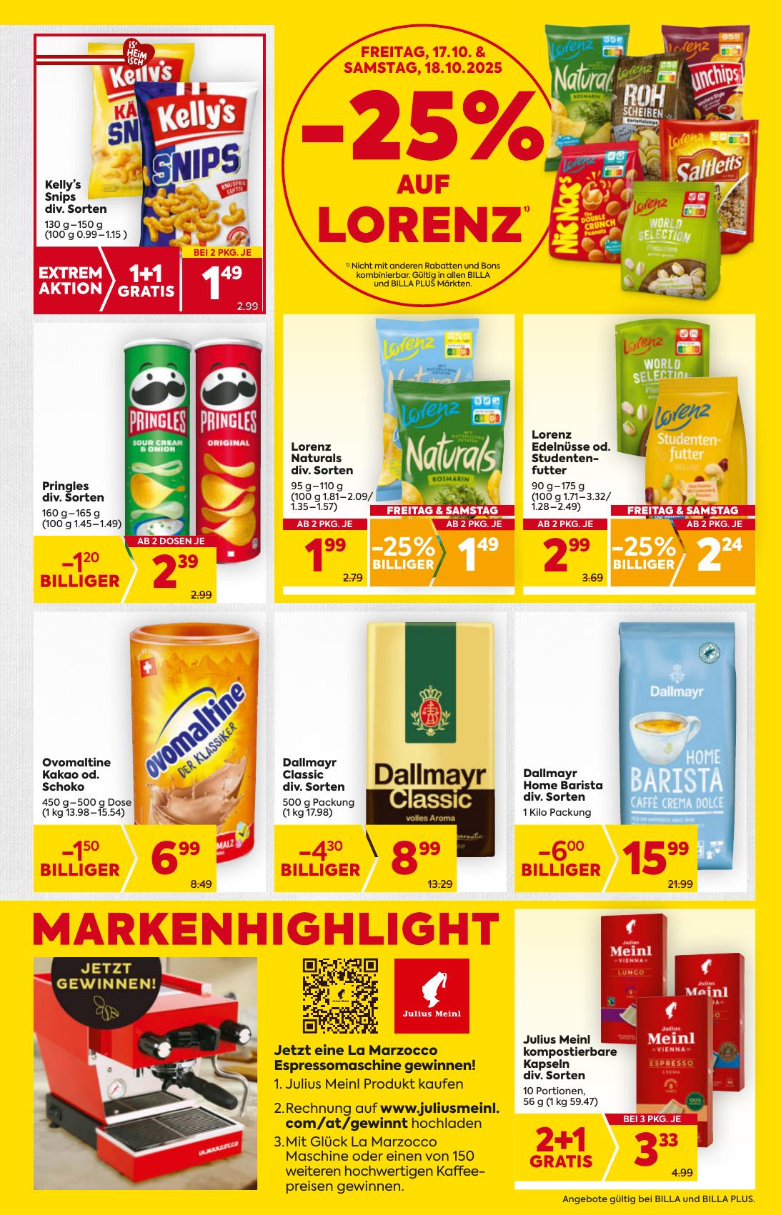Billa flyer page