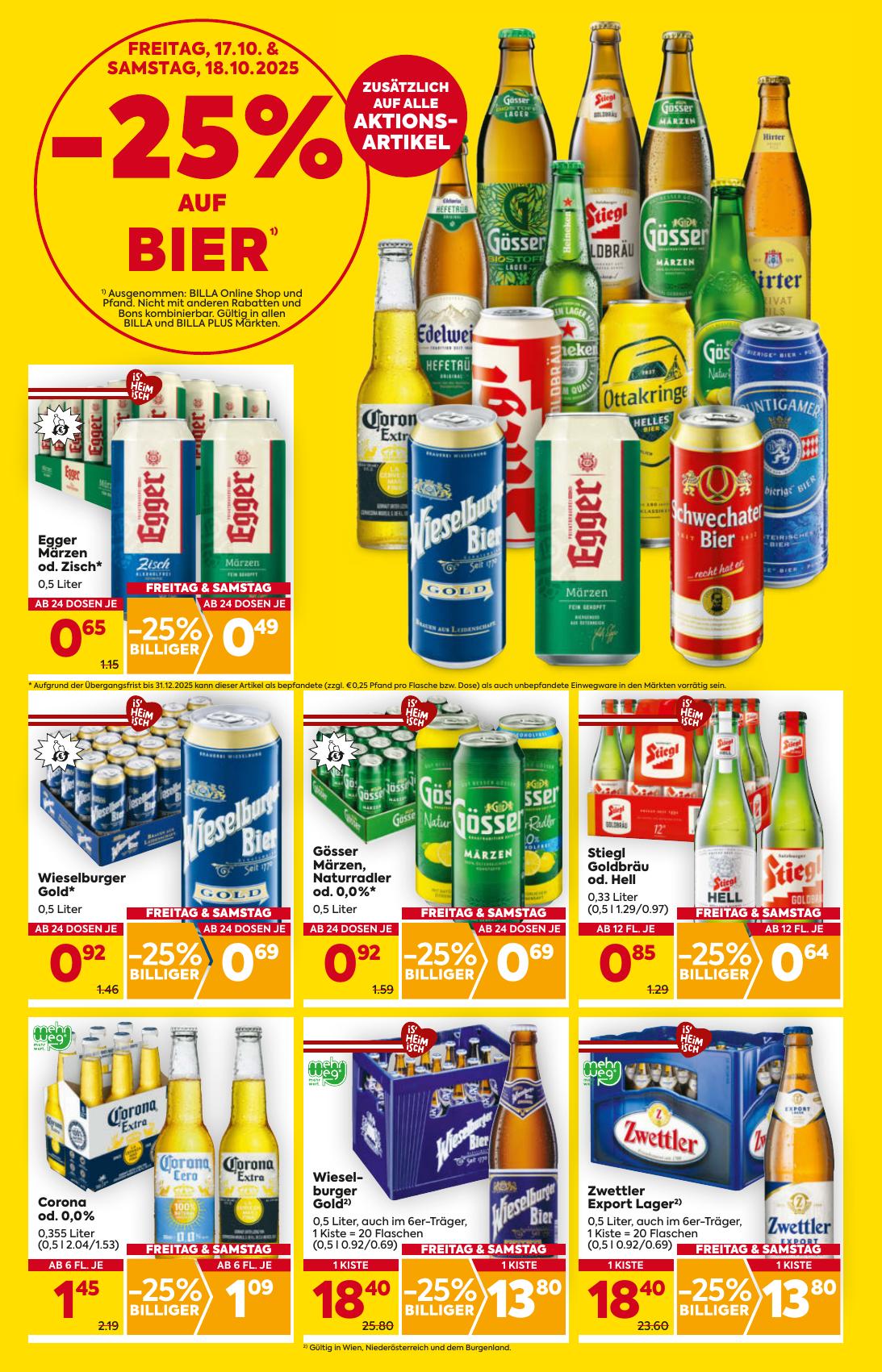Billa flyer page