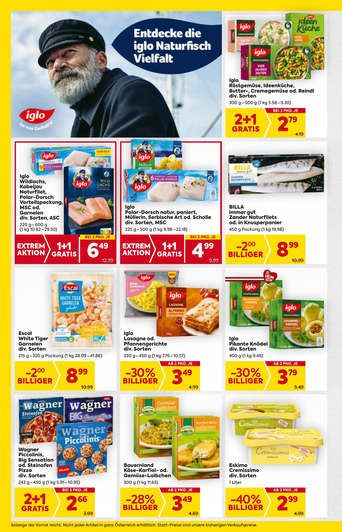 Billa flyer page