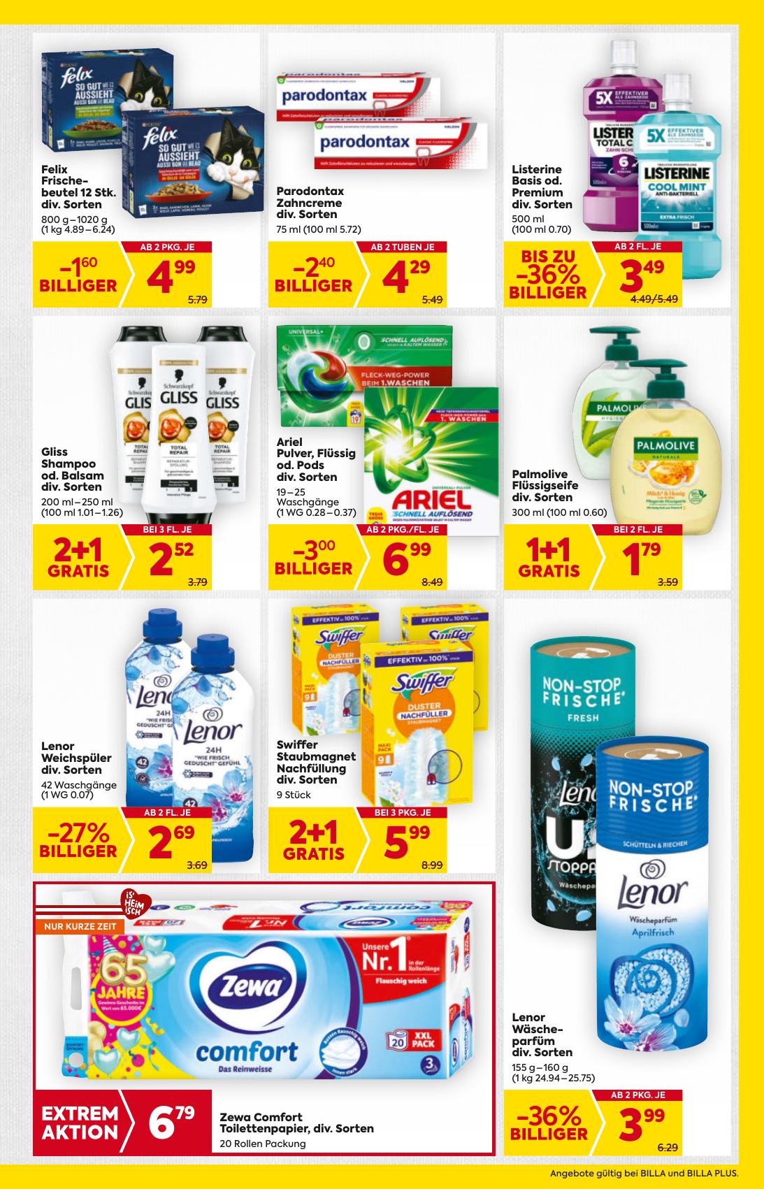 Billa flyer page