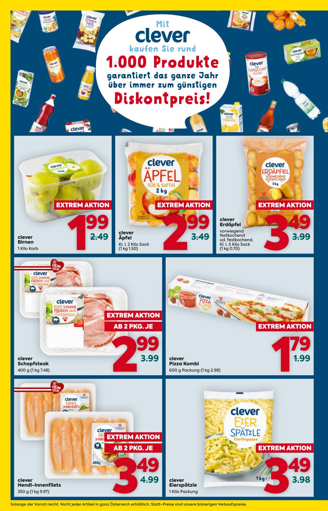Billa flyer page