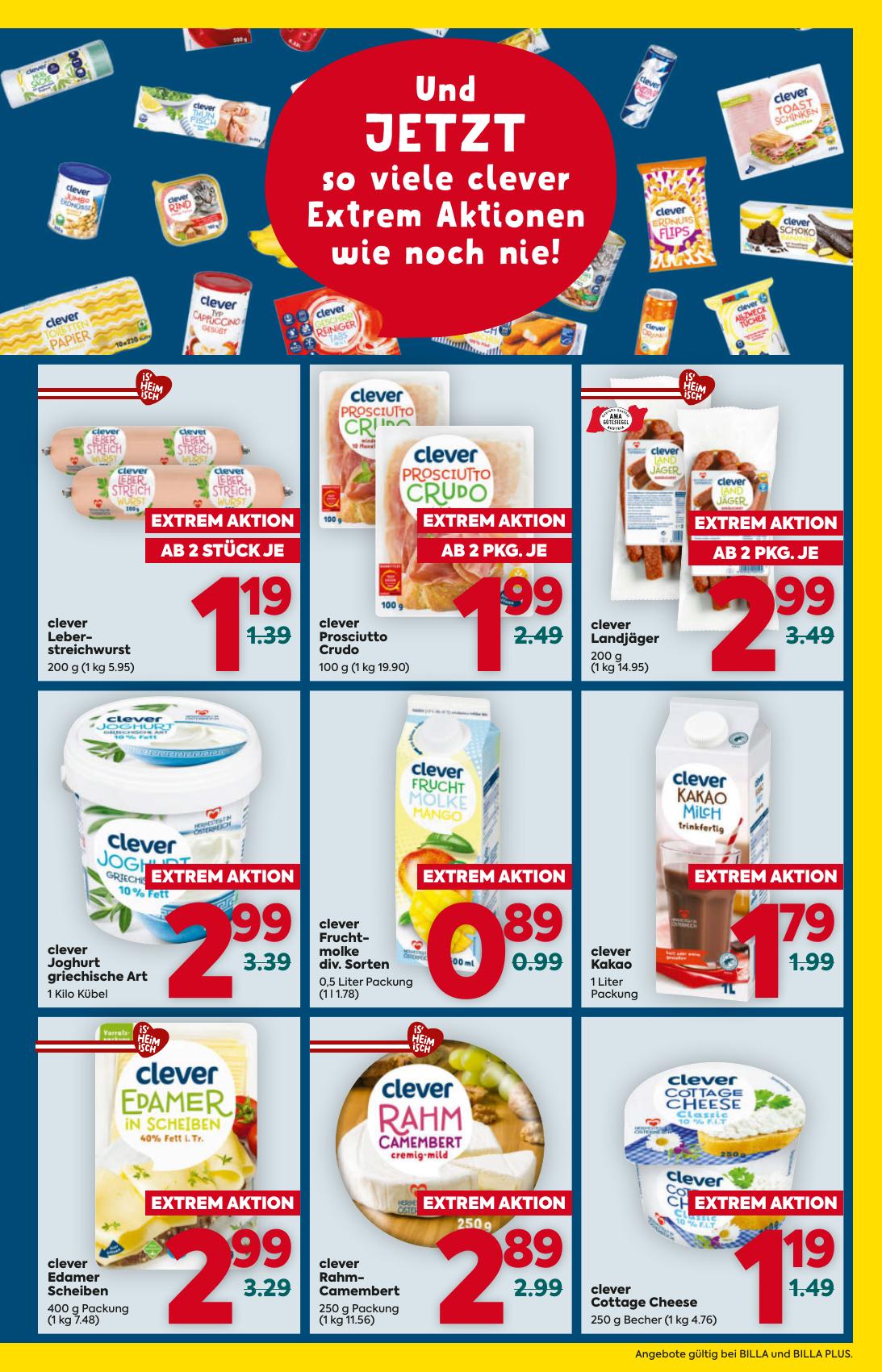 Billa flyer page